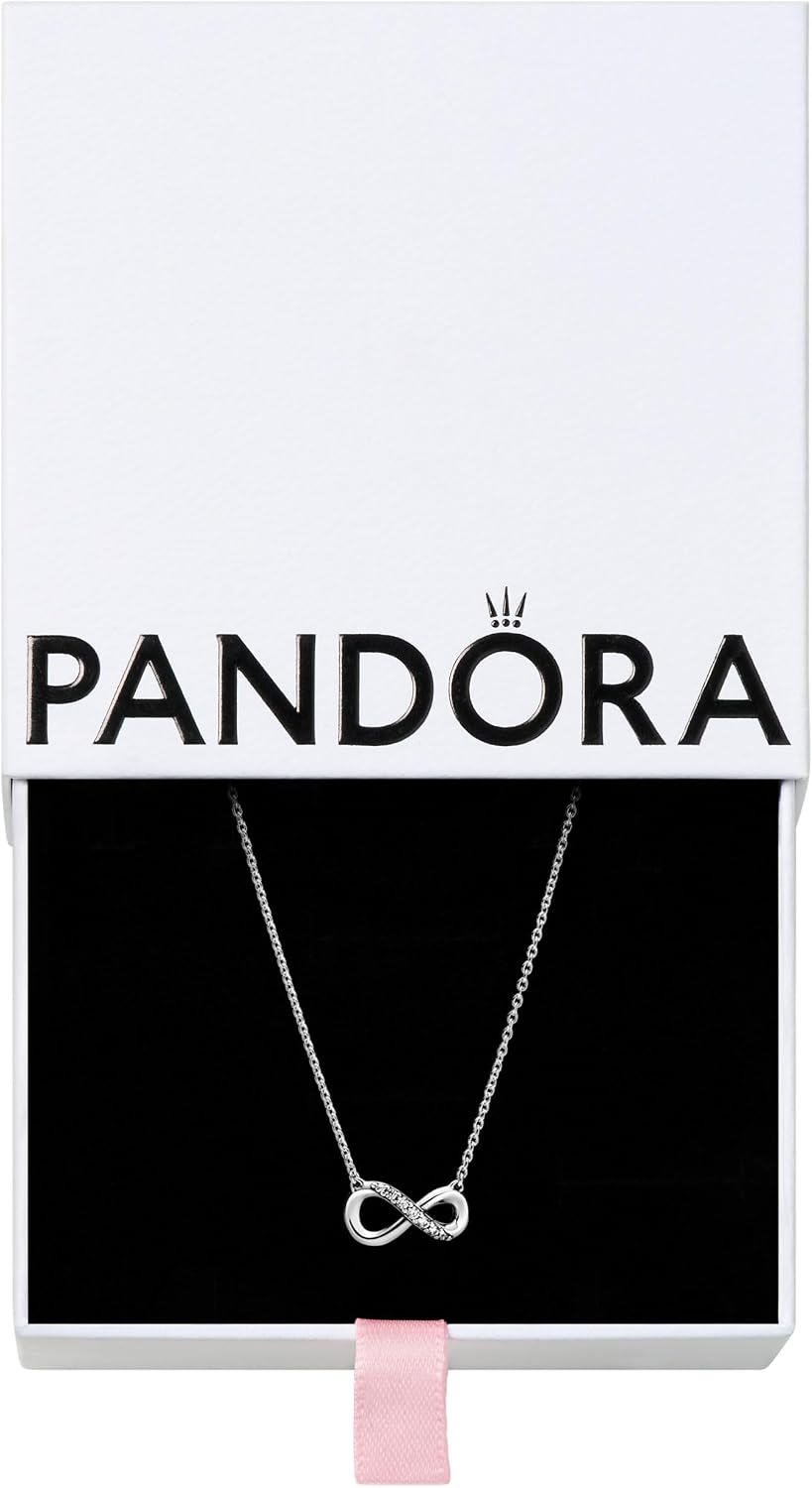 COLLAR PANDORA SPARKLING INFINITY 50 CM PLATEADO - 1
