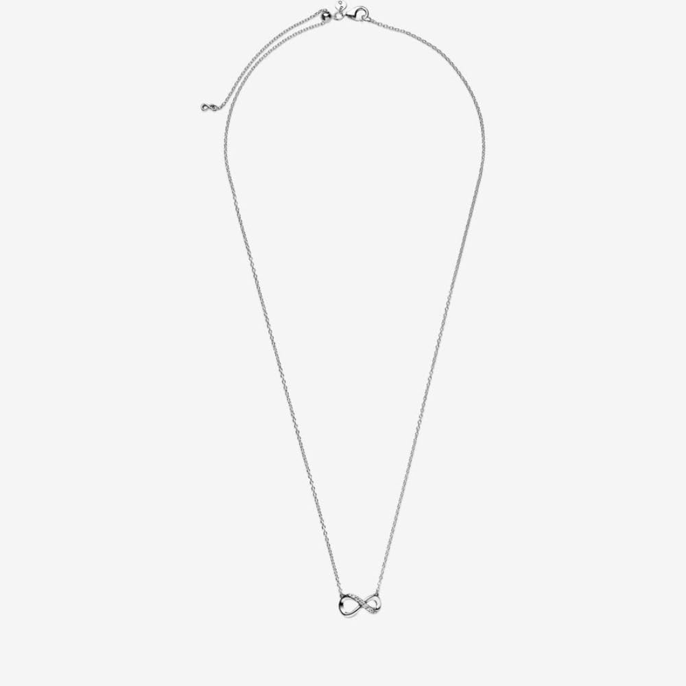 COLLAR PANDORA SPARKLING INFINITY 50 CM PLATEADO - 4