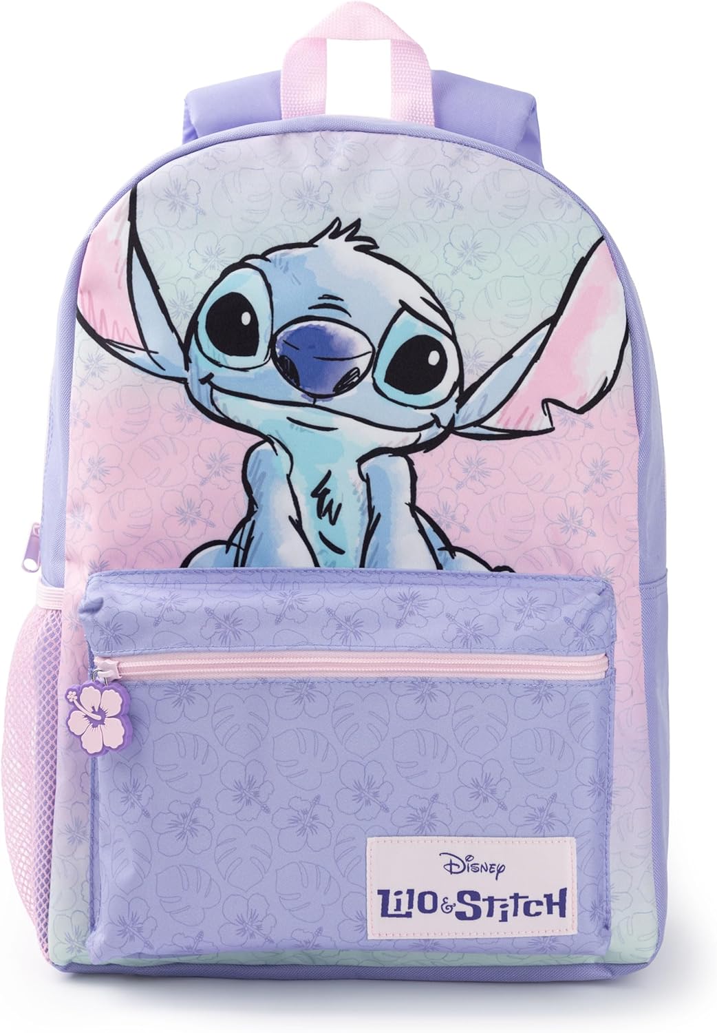 MOCHILA INFANTIL DISNEY LILO Y STITCH PÚRPURA Y ROSA - 1