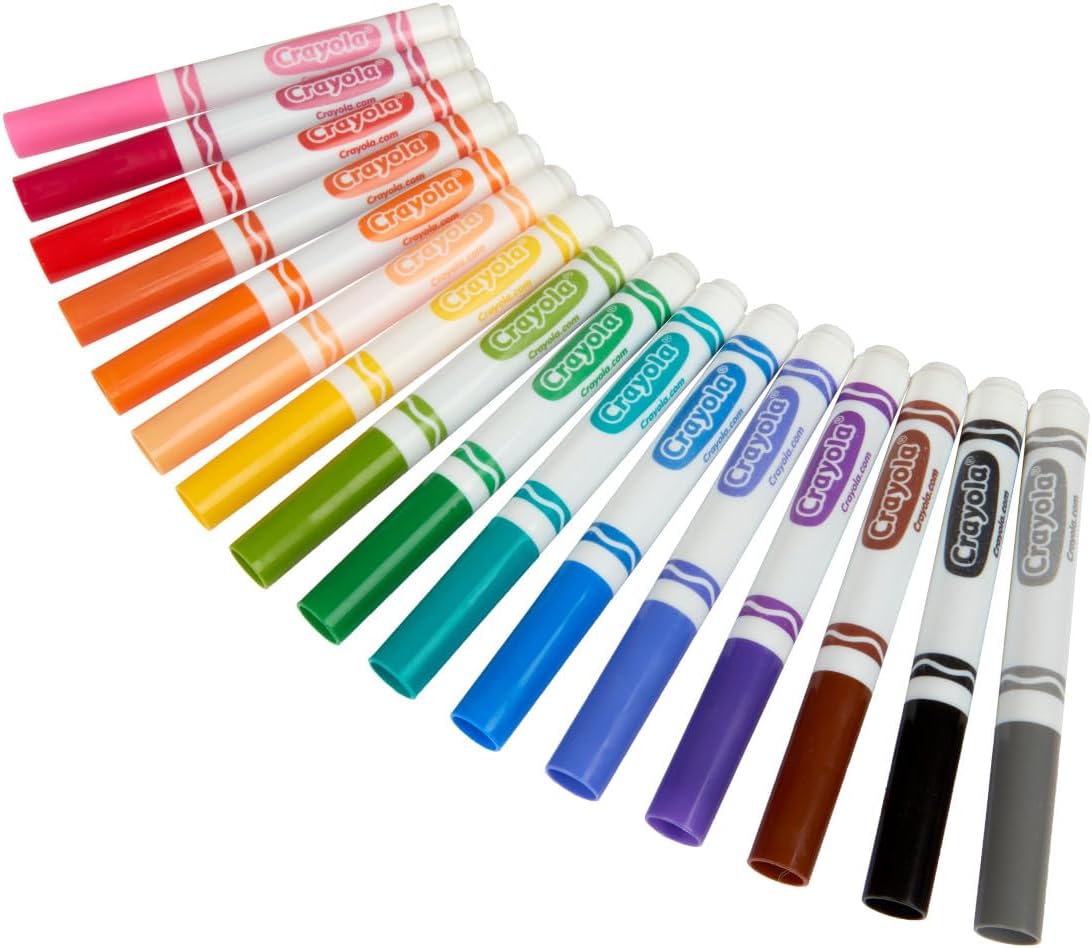MARCADORES CRAYOLA BROAD LINE CLASSPACK 256 UNIDADES 16 COLORES - 4