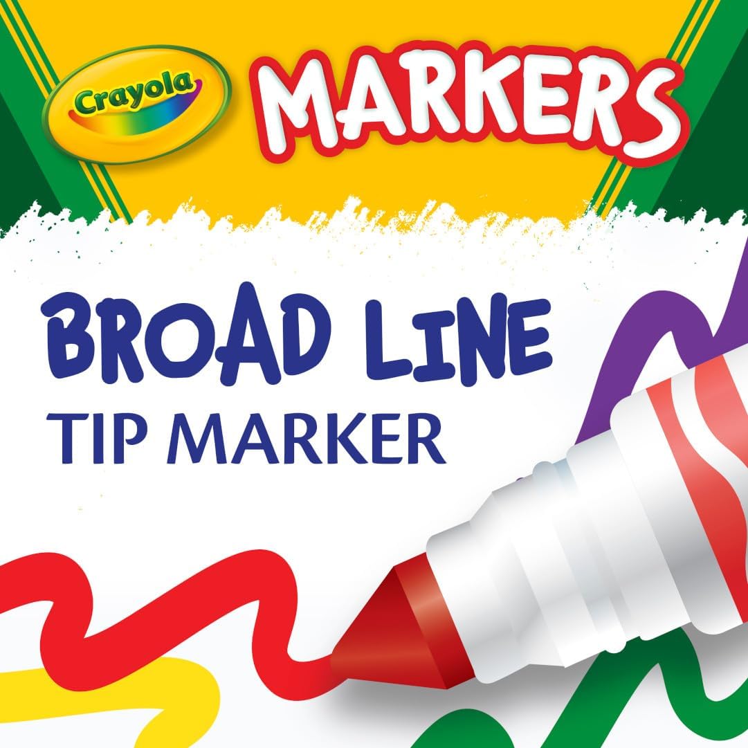 MARCADORES CRAYOLA BROAD LINE CLASSPACK 256 UNIDADES 16 COLORES - 5