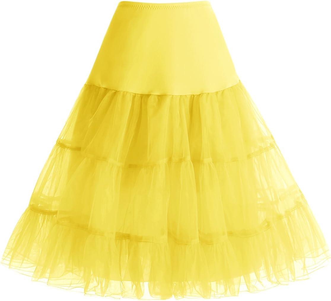 BBONLINEDRESS FALDA ENAGUA VINTAGE TUTU CRINOLINA BLANCA TALLA M - 1