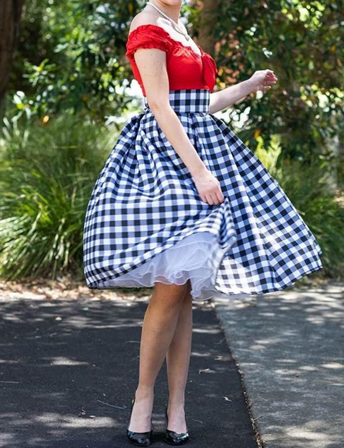 BBONLINEDRESS FALDA ENAGUA VINTAGE TUTU CRINOLINA BLANCA TALLA M - 5