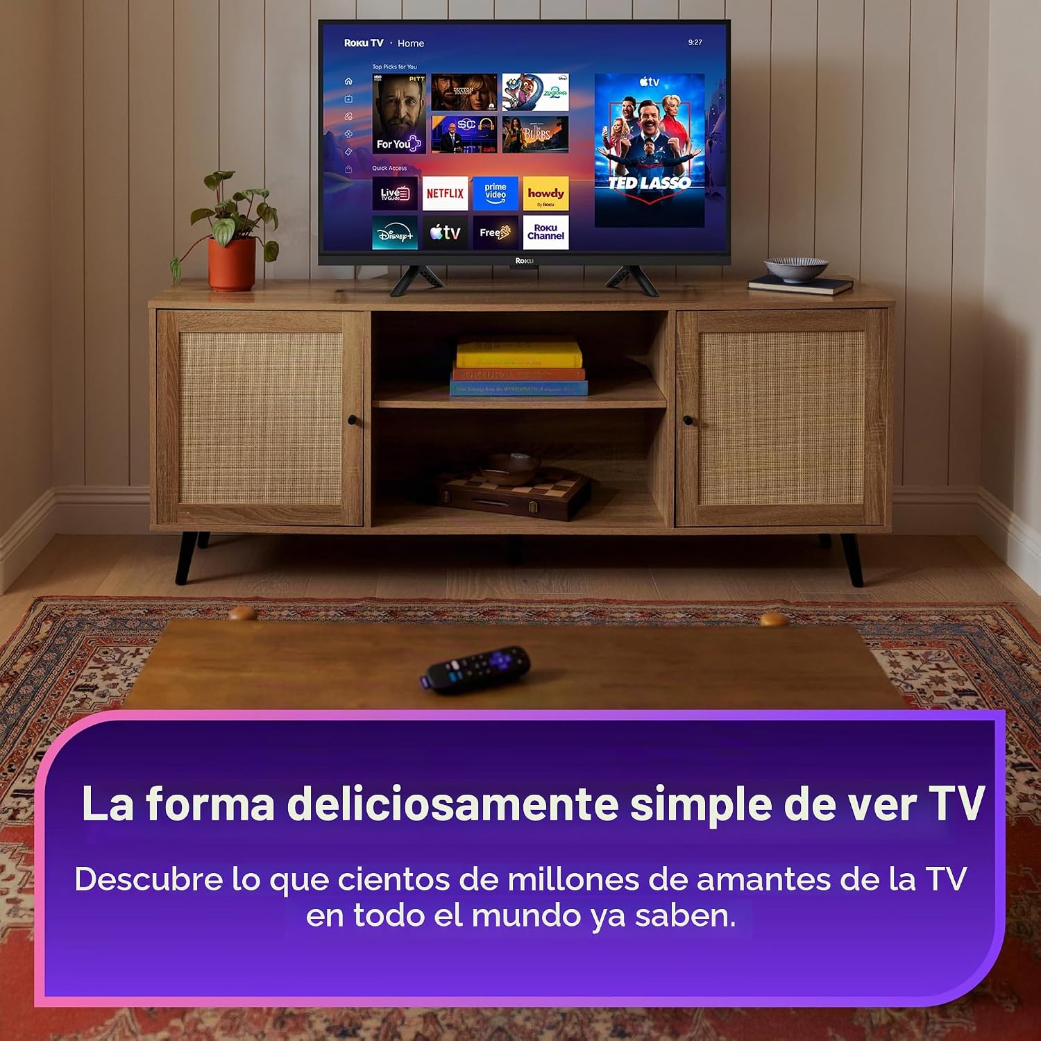 TELEVISOR ROKU 24 PULGADAS SELECT SERIES SMART TV 720P HD - 2