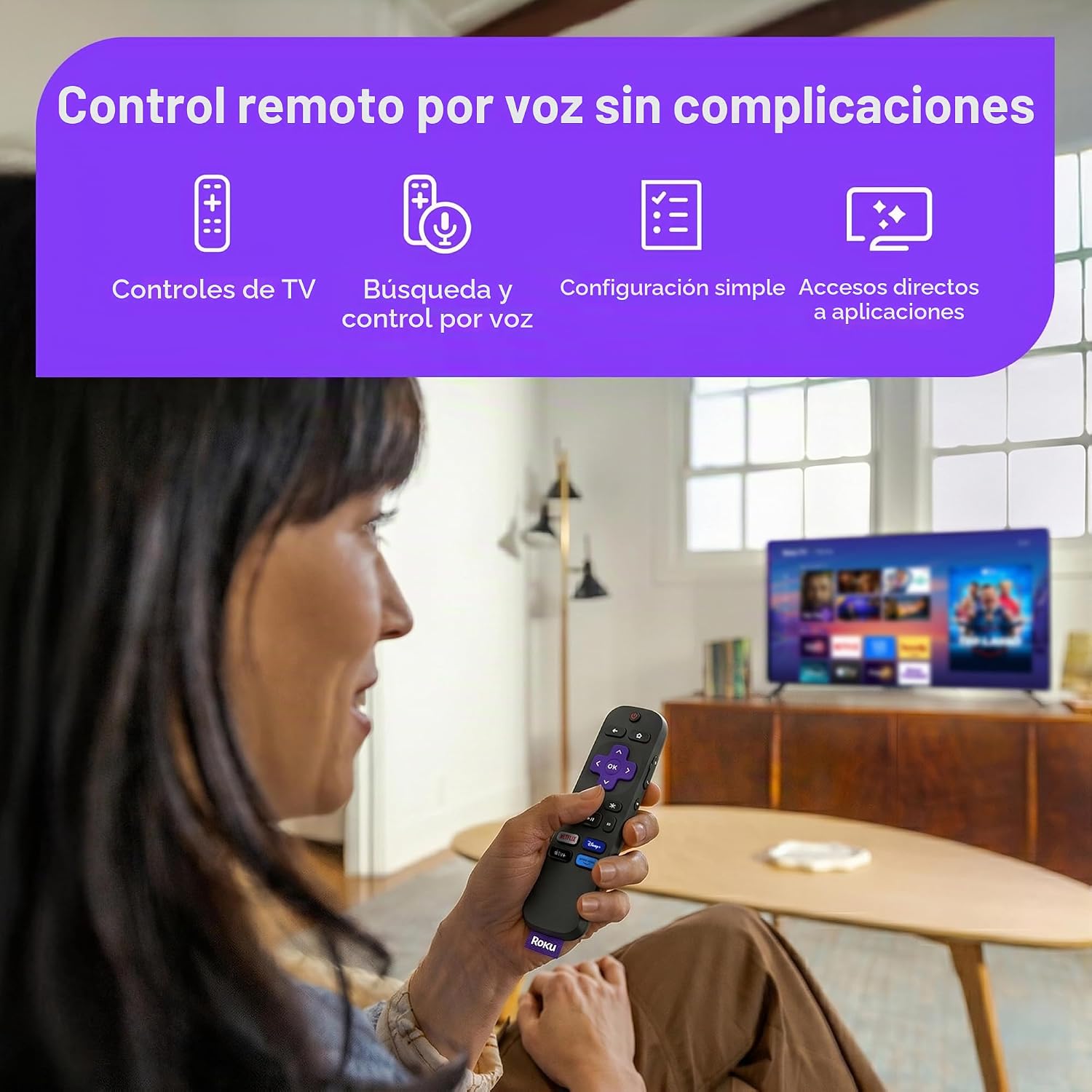 TELEVISOR ROKU 24 PULGADAS SELECT SERIES SMART TV 720P HD - 5