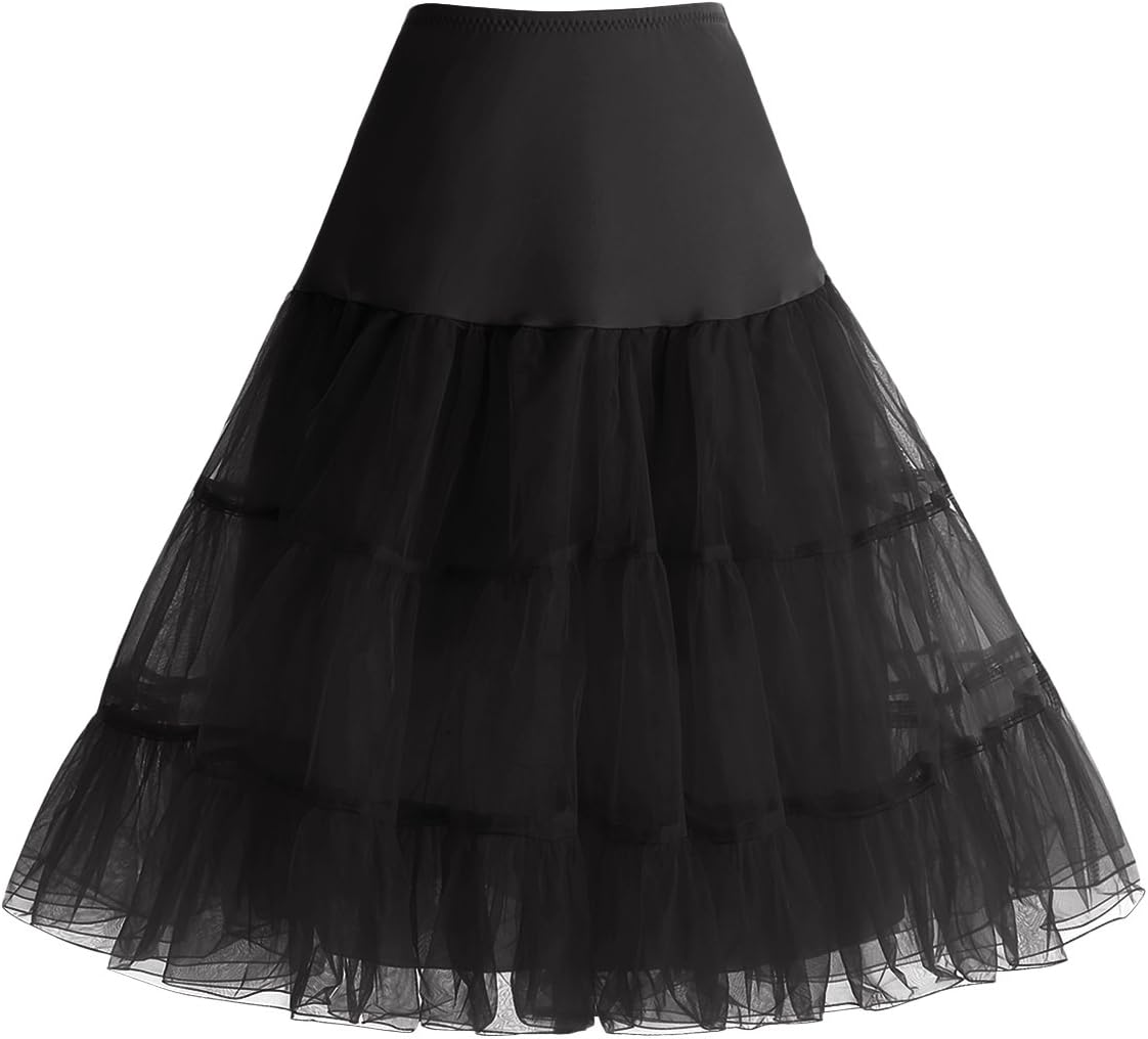 BBONLINEDRESS FALDA ENAGUA VINTAGE TUTU CRINOLINA BLANCA TALLA M - 1