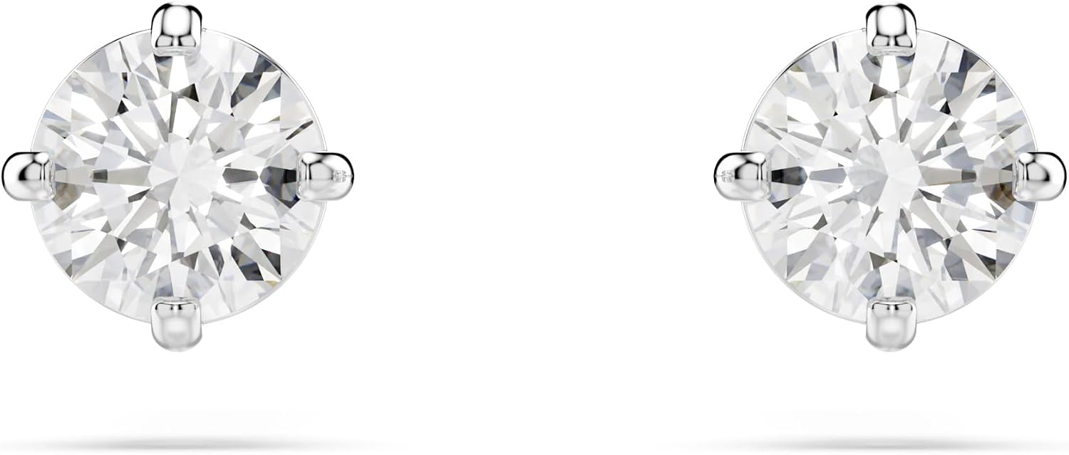 ARETES SWAROVSKI ATTRACT CUADRADOS CRISTAL TRANSPARENTE - 1