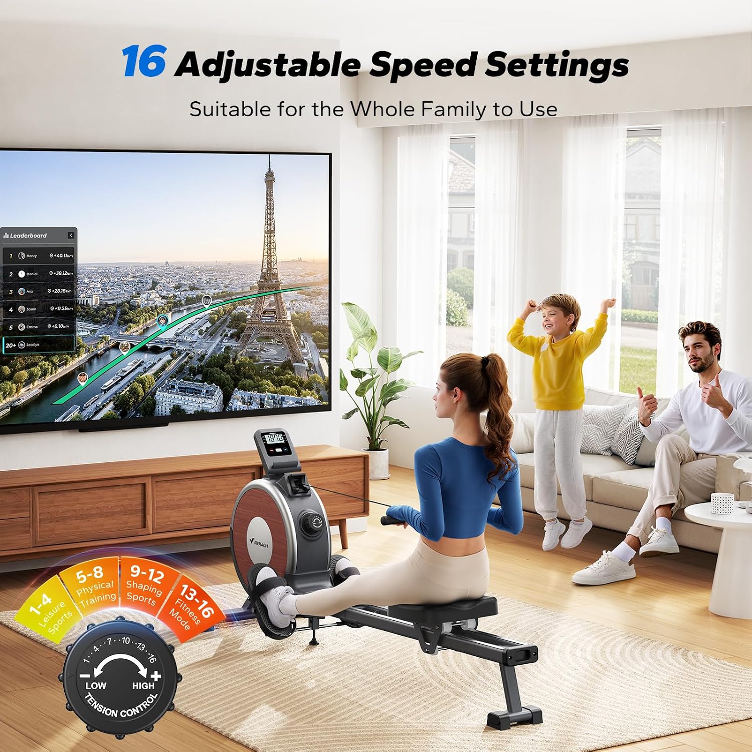 BOGADOR MERACH Q1S MAGNETIC CON DOBLE RIEL - 5