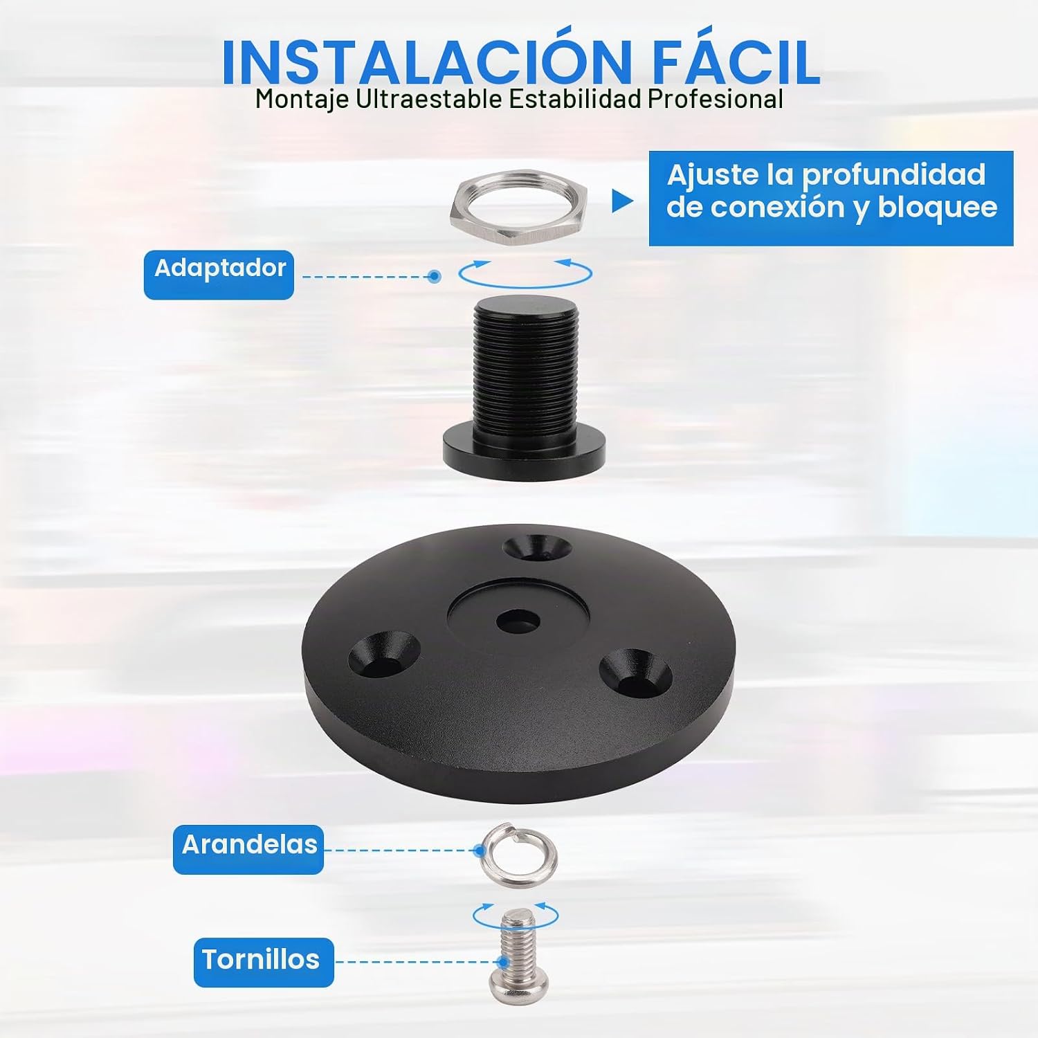 TRÍPODE DE ESCRITORIO PARA MICRÓFONO SHURE MV7/MV7+ - 3