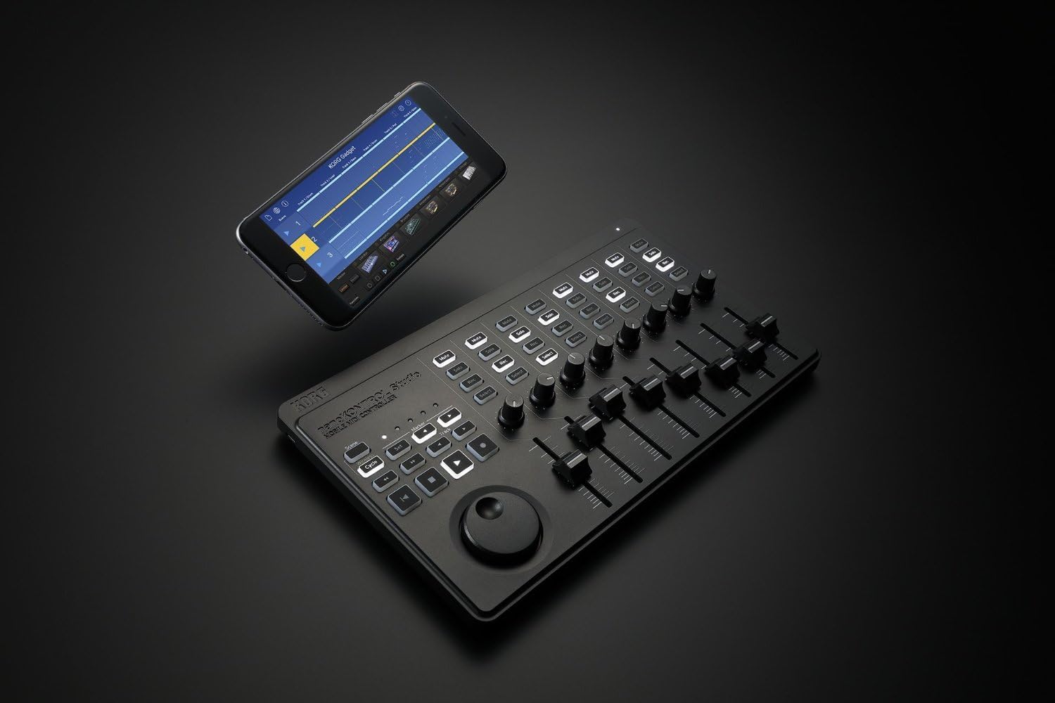 CONTROLADOR MIDI KORG NANOKONTROL STUDIO BLUETOOTH/USB CON 8 FADERS - 2