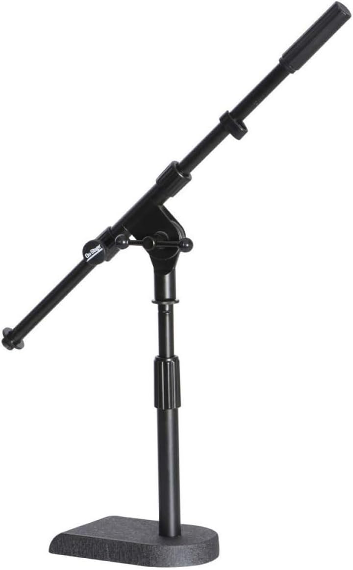 TRÍPODE PARA MICRÓFONO ON-STAGE MS7920B CON BRAZO AJUSTABLE PARA BATERÍA - 1