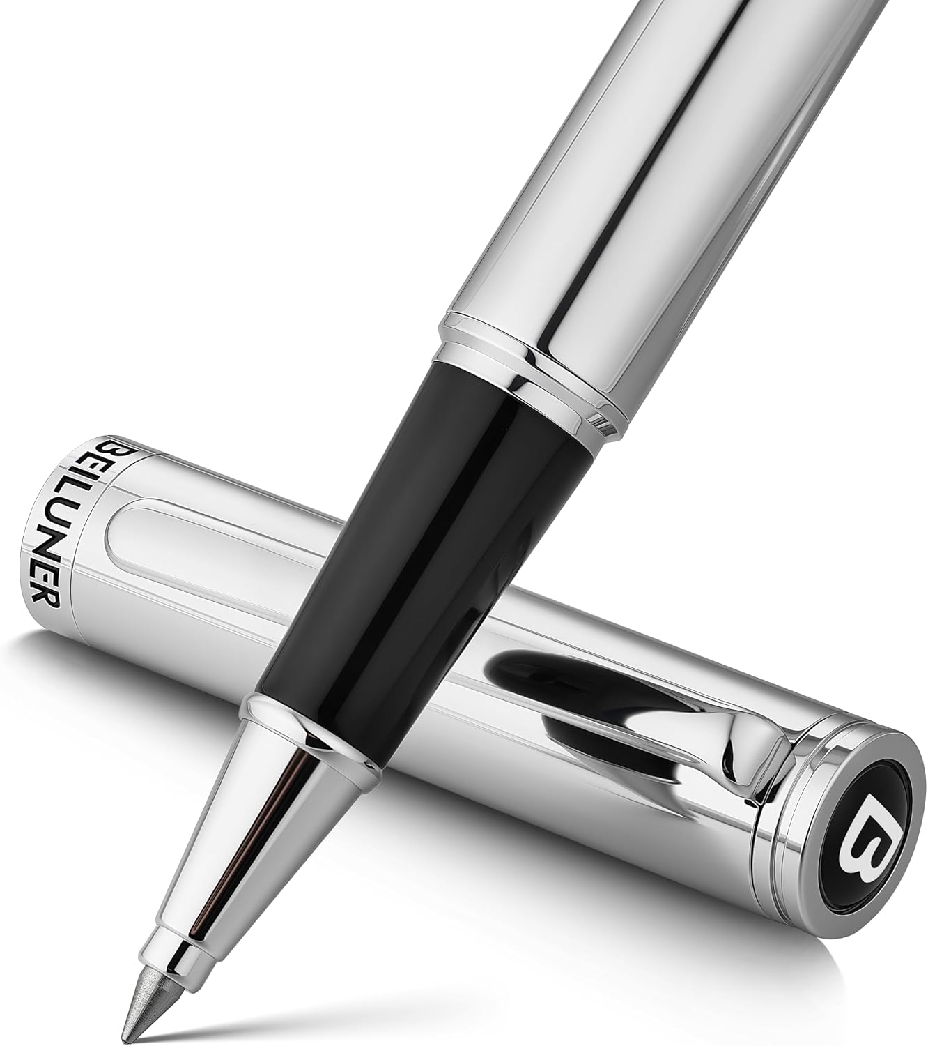 BOLÍGRAFO ROLLERBALL BEILUNER LUXURY SILVER CHROME - 1