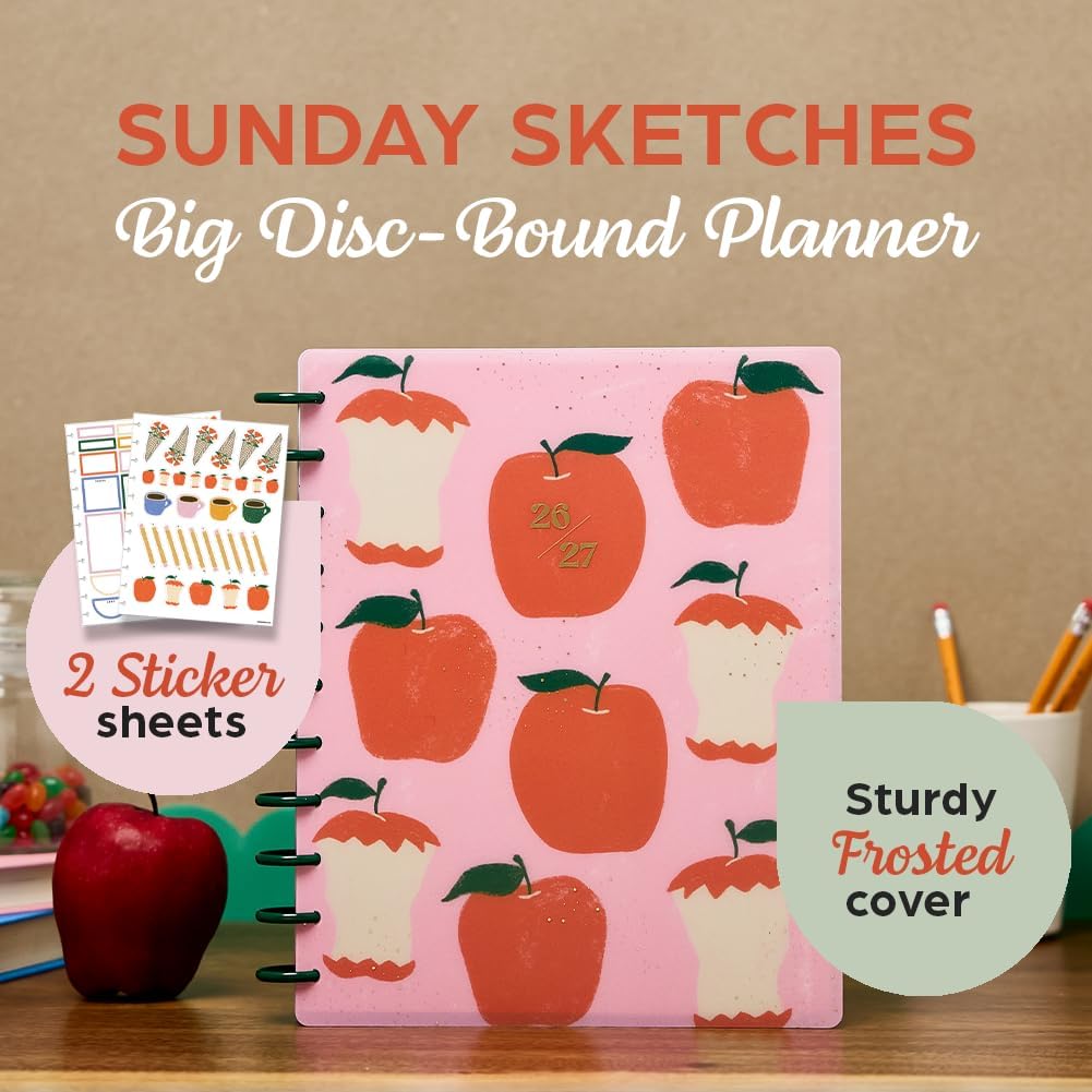 PLANNER DISC-BOUND HAPPY PLANNER TAMAÑO BIG JULIO 2026 - JUNIO 2027 - 2