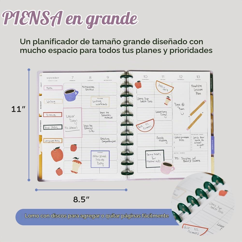 PLANNER DISC-BOUND HAPPY PLANNER TAMAÑO BIG JULIO 2026 - JUNIO 2027 - 5