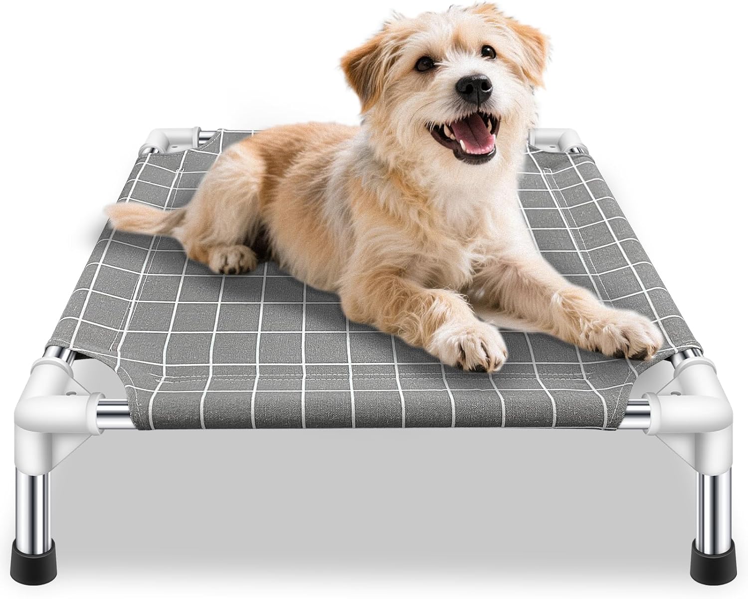 CAMA ELEVADA PARA MASCOTAS TENSORSINE ACERO INOXIDABLE PEQUEÑA - 1
