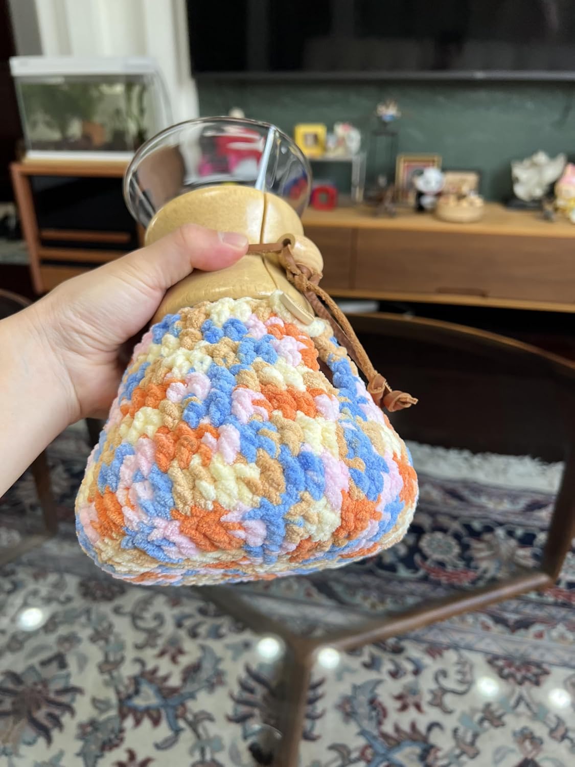 FUNDA PARA CALENTADOR DE CAFÉ COSORI HAPYCAPY HECHA A MANO - 3