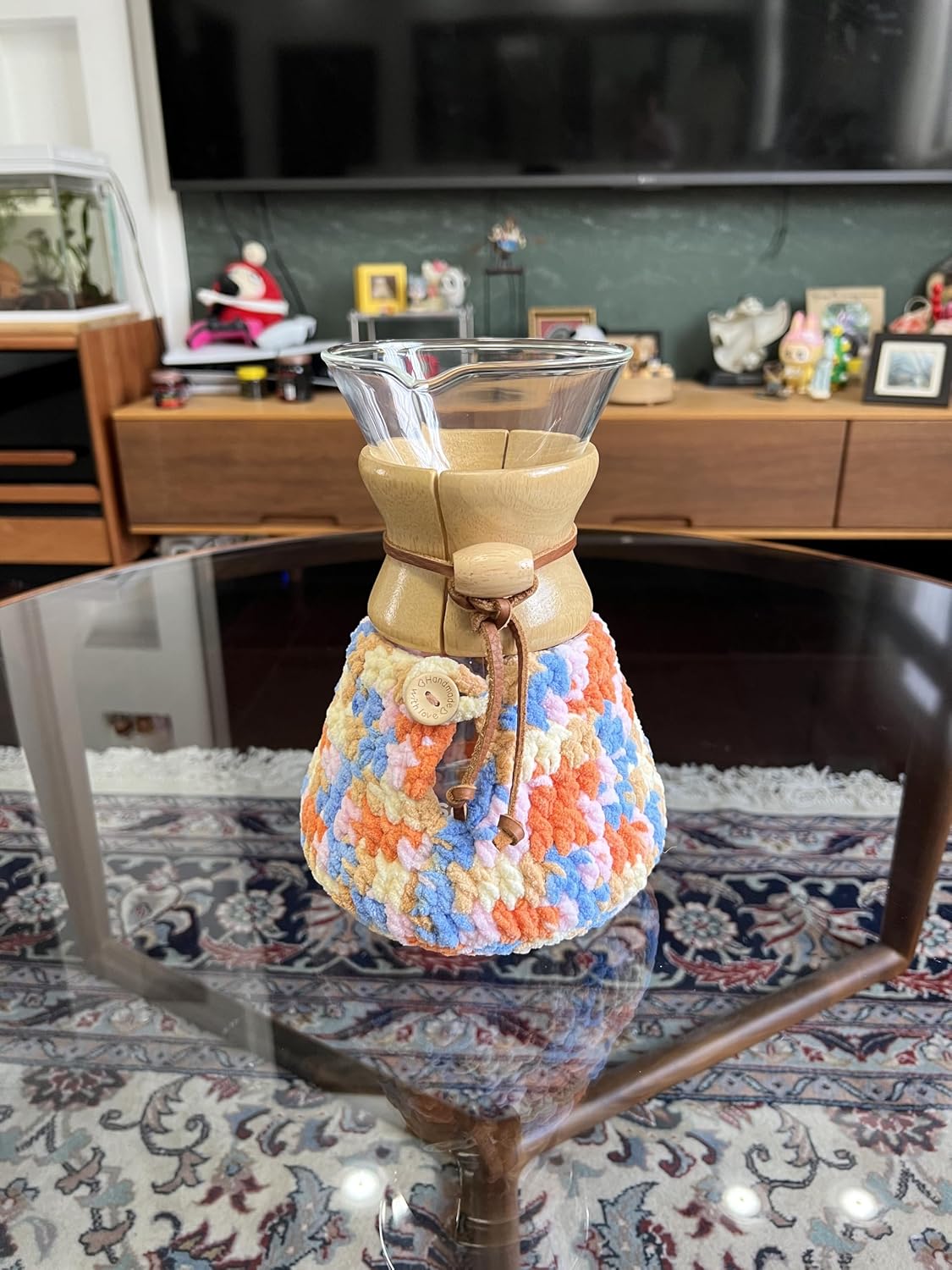 FUNDA PARA CALENTADOR DE CAFÉ COSORI HAPYCAPY HECHA A MANO - 4