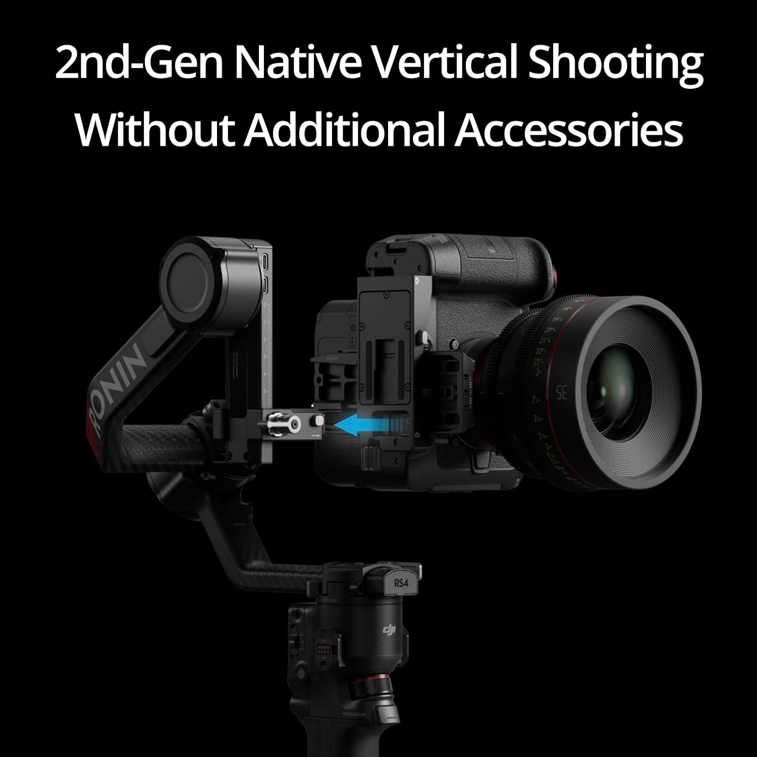ESTABILIZADOR DJI RS 4 PRO COMBO 2026 PARA CÁMARAS DSLR Y DE CINE - 2
