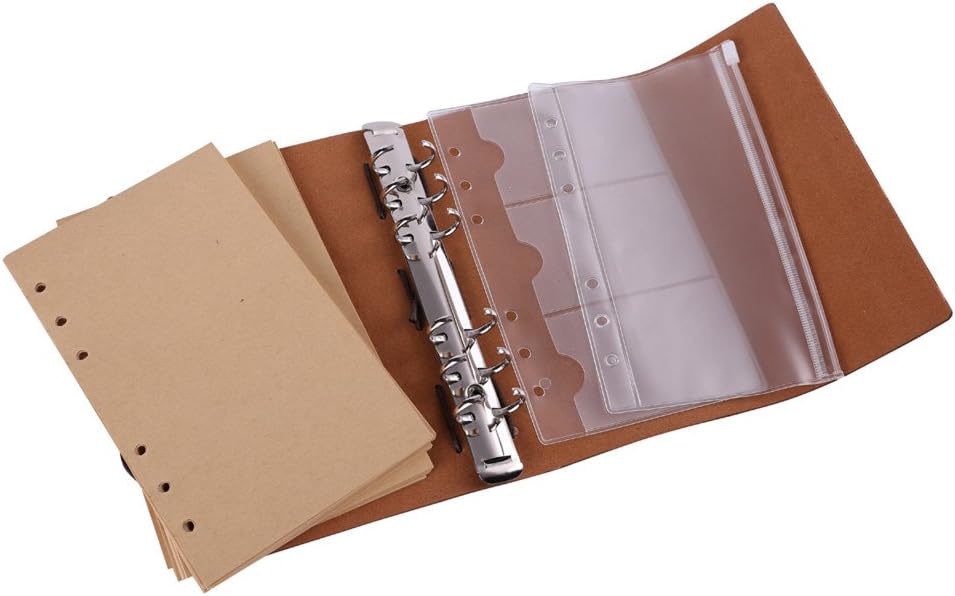 CUADERNO REFILLABLE MALEDEN VIAJE VINTAGE TAPA DURA CUERO PU 180 PÁGINAS - 4