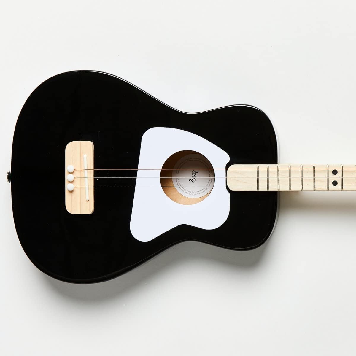 GUITARRA ACÚSTICA LOOG PRO 3 CUERDAS PARA NIÑOS 6+ AÑOS COLOR NEGRO - 3