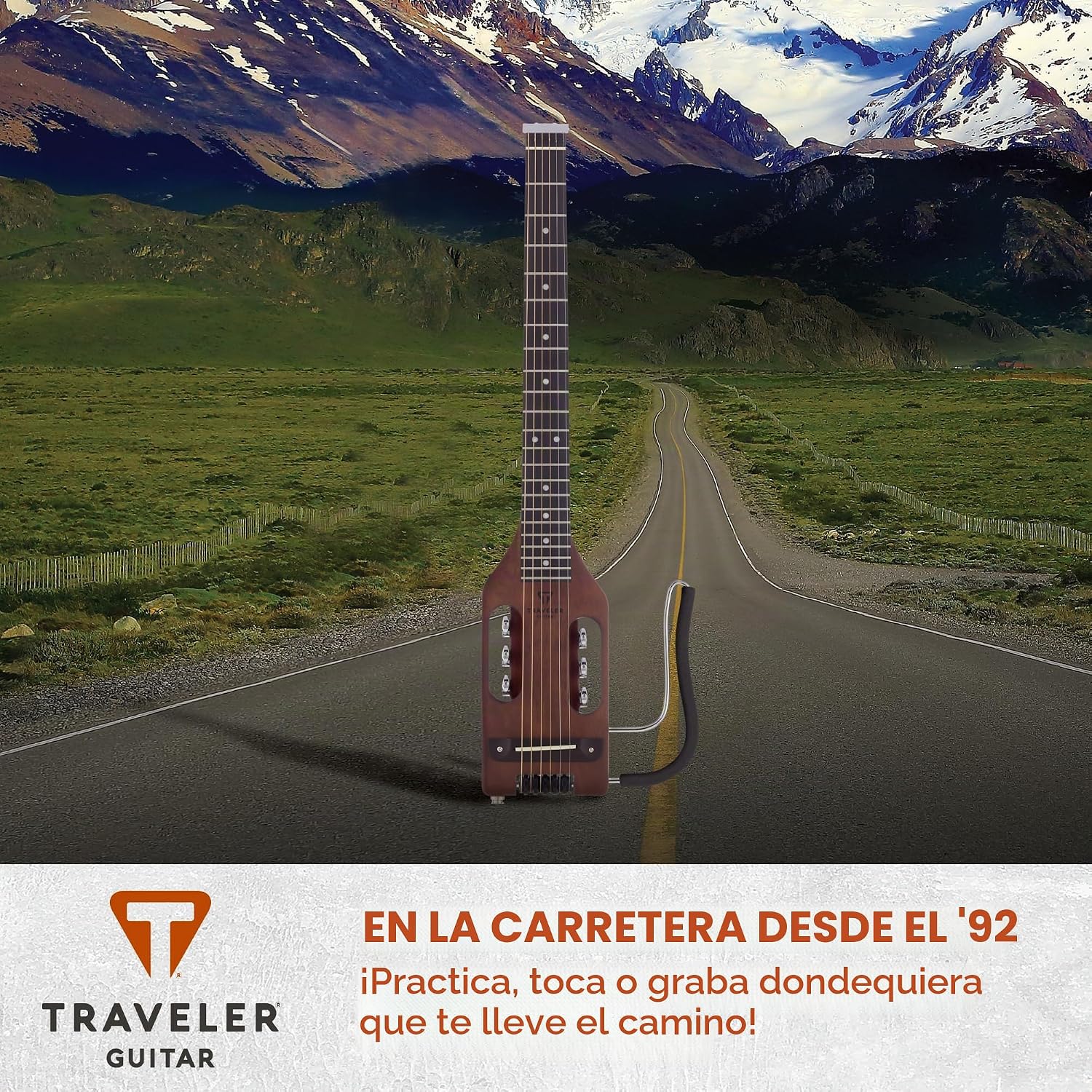 GUITARRA ACÚSTICA TRAVELER GUITAR ULTRA-LIGHT ACOUSTIC-ELECTRIC MARRÓN ANTIGUO - 5