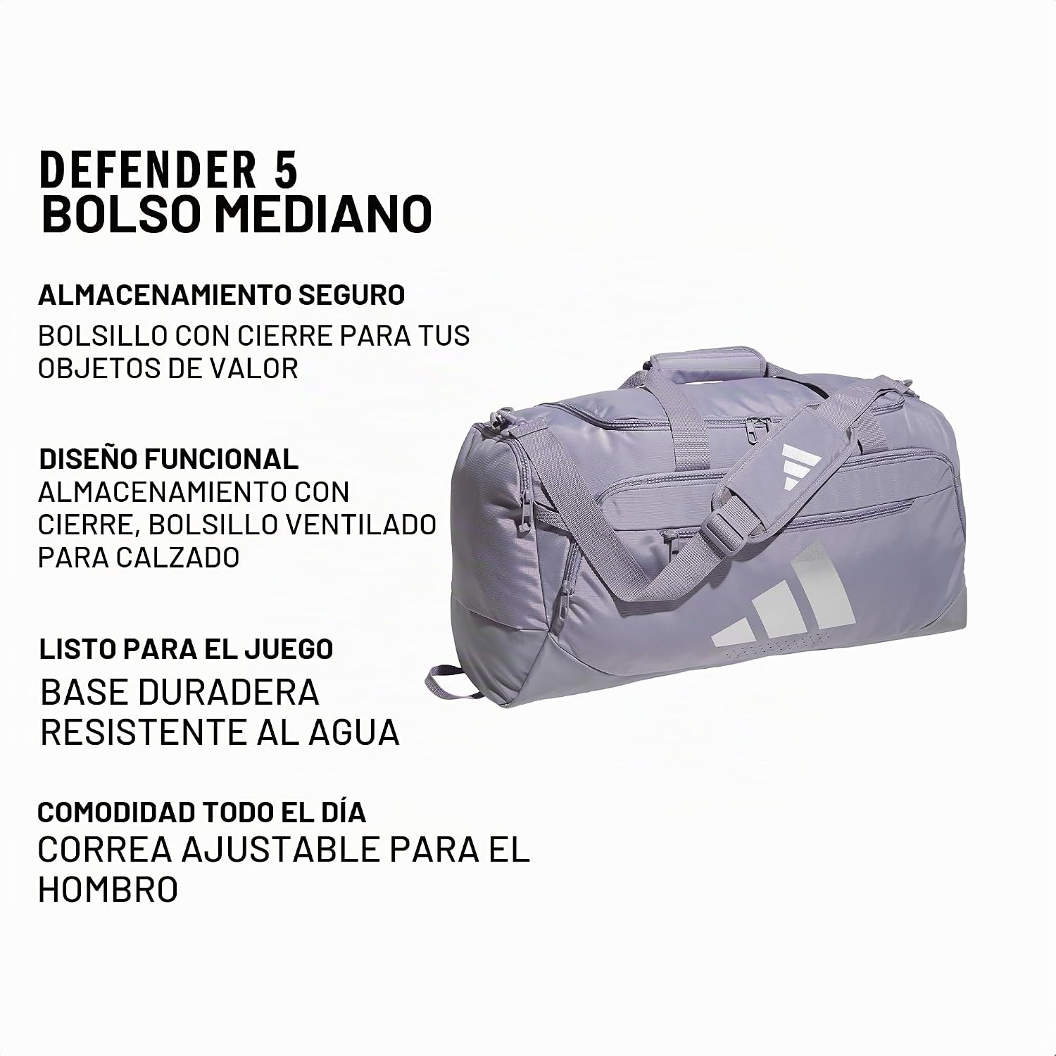 MOCHILA ADIDAS DEFENDER DUFFEL BAG TALLA MEDIANA 59L - 2