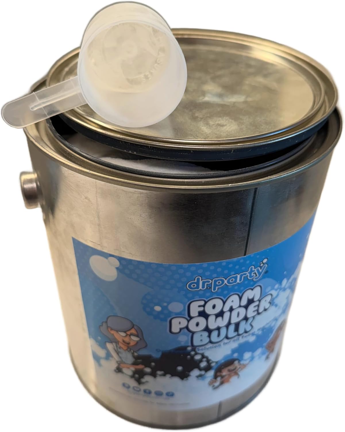 SOLUCIÓN DE ESPUMA PARTYMACHINES PARA MÁQUINA DE ESPUMA, RENDIMIENTO 420 GALONES - 1