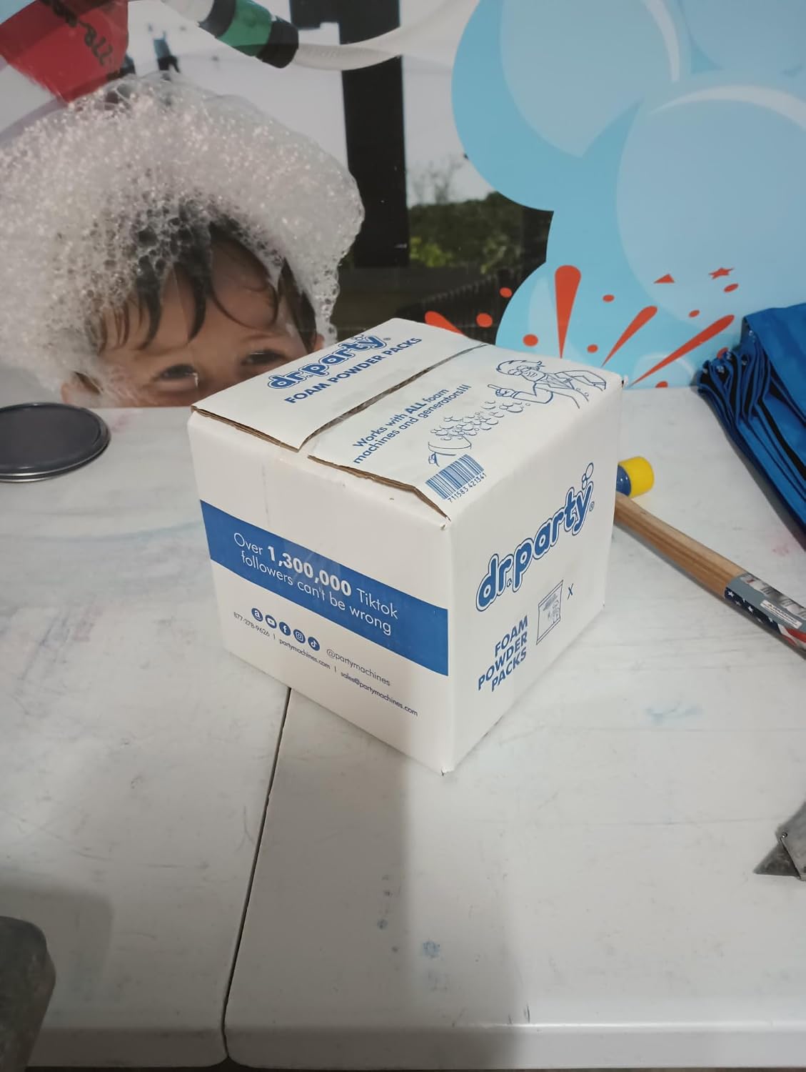 SOLUCIÓN DE ESPUMA PARTYMACHINES PARA MÁQUINA DE ESPUMA, RENDIMIENTO 420 GALONES - 5
