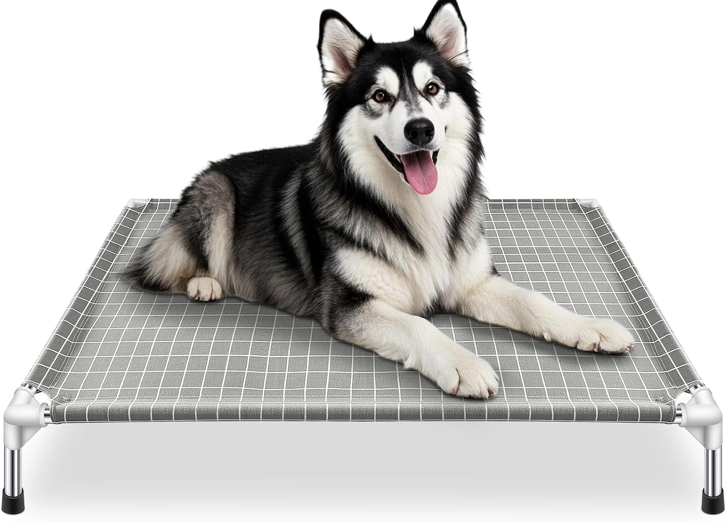 CAMA ELEVADA PARA MASCOTAS TENSORSINE XL ACERO INOXIDABLE - 1