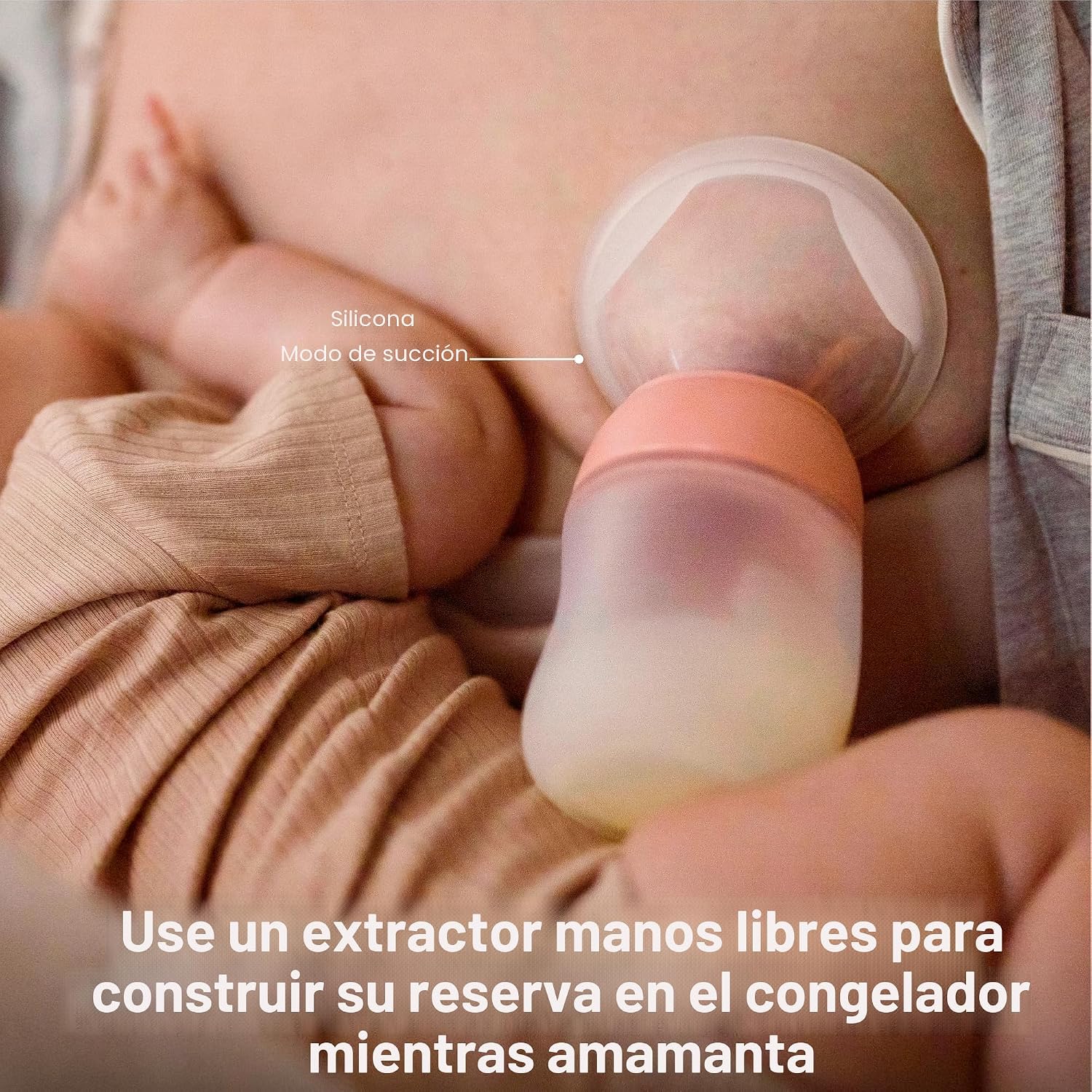 EXTRACTOR DE LECHE FRIDA MOM 2 EN 1 MANUAL Y MANOS LIBRES - 4