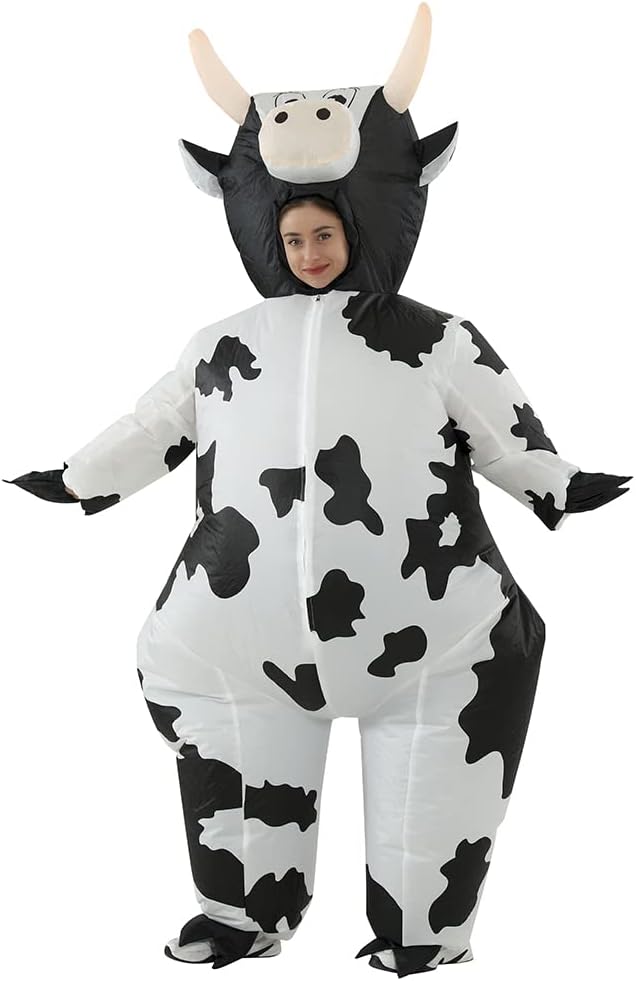 DISFRAZ INFLABLE VACA RHYTHMARTS PARA ADULTO - 2