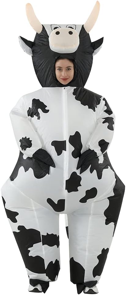 DISFRAZ INFLABLE VACA RHYTHMARTS PARA ADULTO - 3