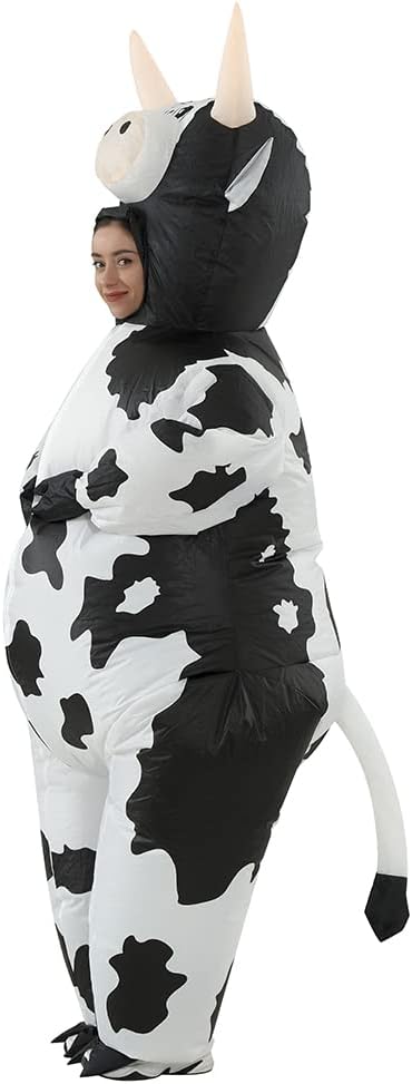 DISFRAZ INFLABLE VACA RHYTHMARTS PARA ADULTO - 4