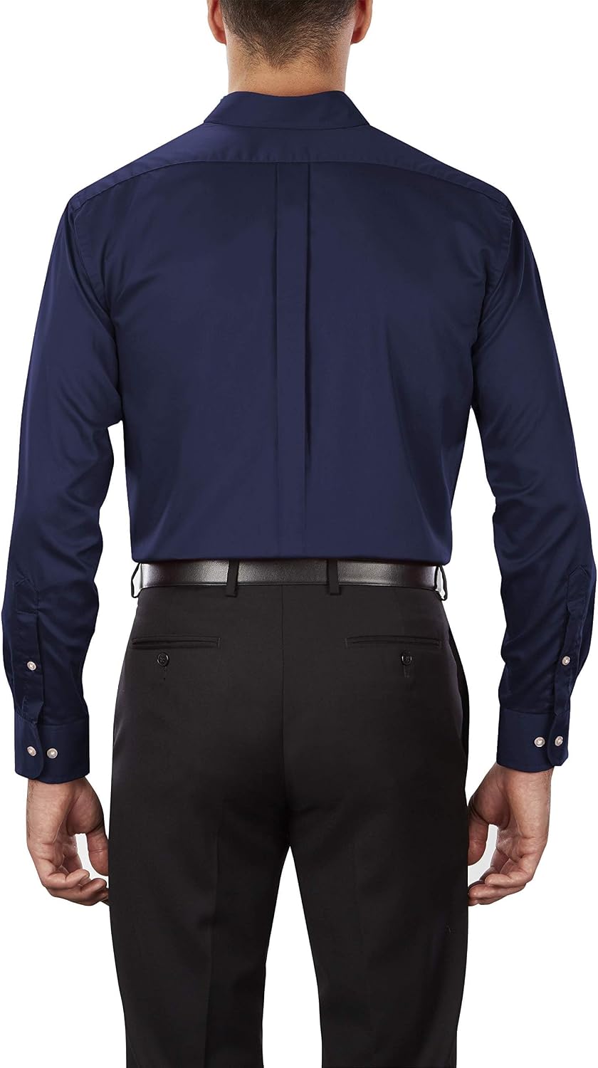 CAMISA DE VESTIR VAN HEUSEN HOMBRE REGULAR FIT AZUL MARINO - 2