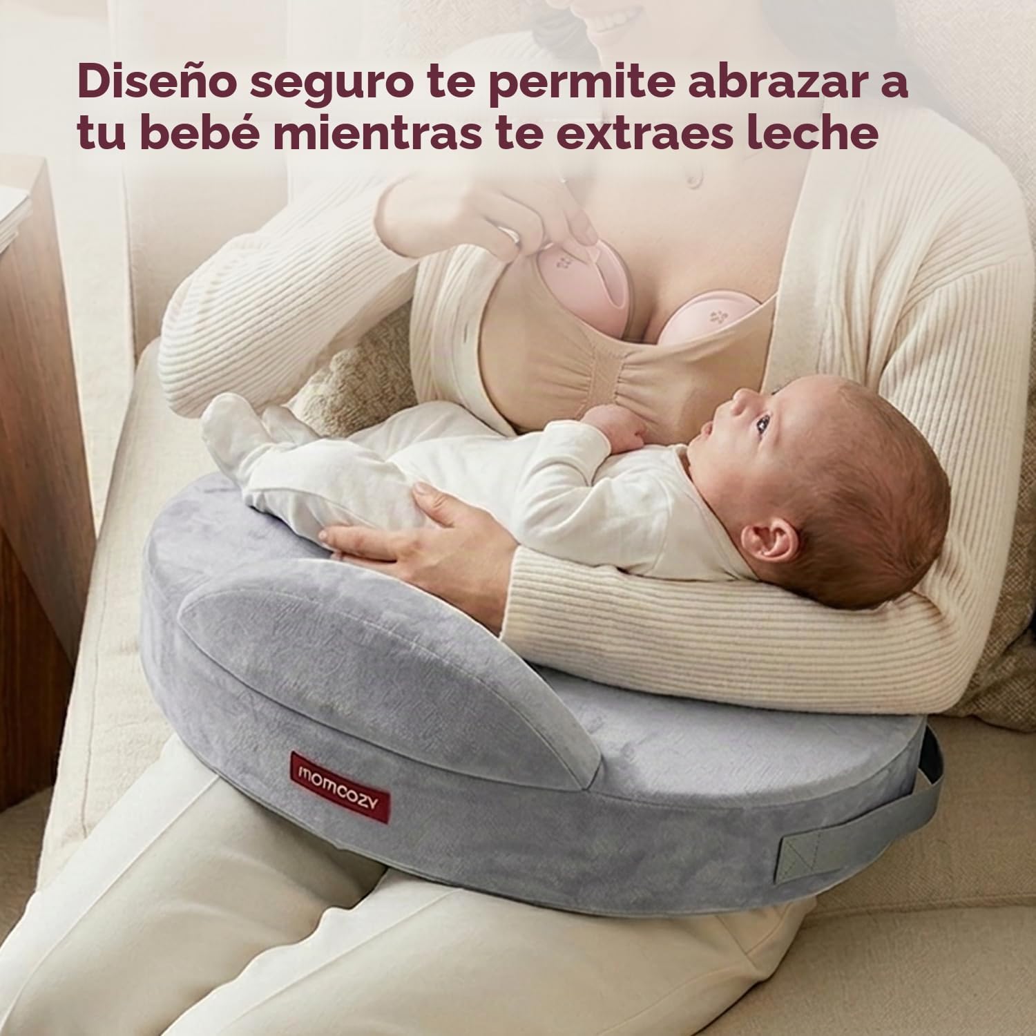 ALMOHADA DE LACTANCIA MOMCOZY COZYLITE DE ESPUMA VISCOELÁSTICA - 3