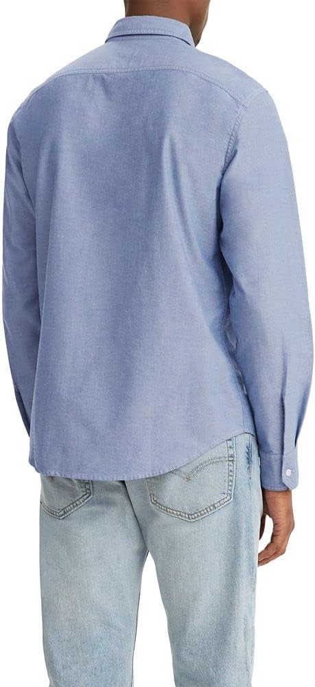CAMISA LEVI'S CLÁSICA PARA HOMBRE MANGA LARGA CON 1 BOLSILLO AZUL MARINO - 2