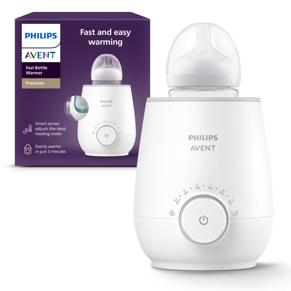 CALENTADOR DE BIBERONES PHILIPS AVENT PREMIUM FAST CON CONTROL DE TEMPERATURA INTELIGENTE - 1