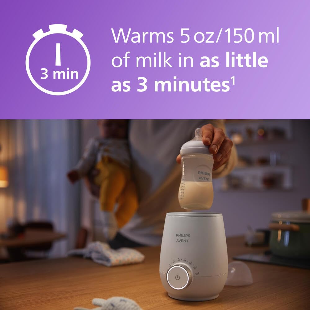 CALENTADOR DE BIBERONES PHILIPS AVENT PREMIUM FAST CON CONTROL DE TEMPERATURA INTELIGENTE - 2