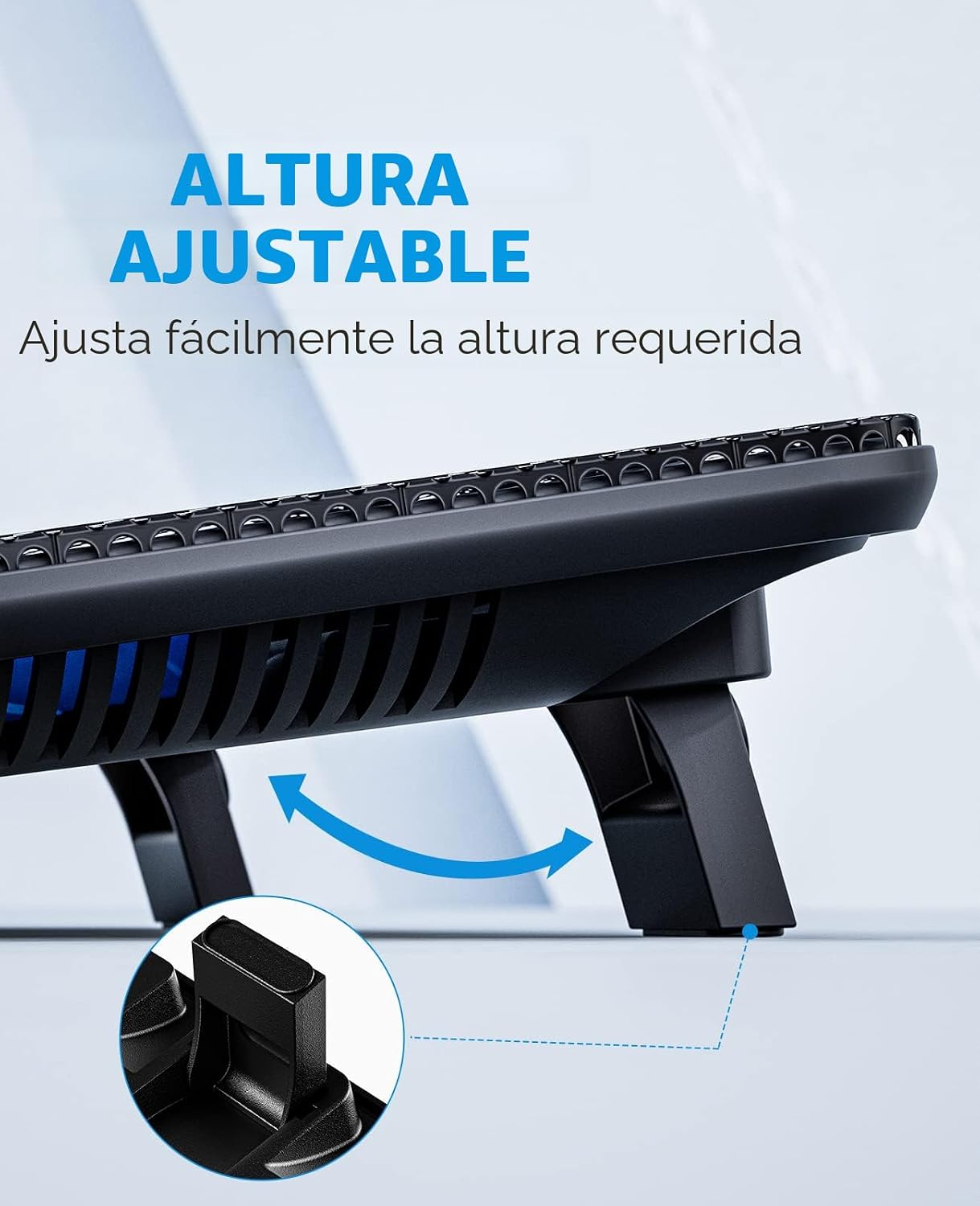 PAD REFRIGERANTE PARA LAPTOP HAVIT HV-F2056 15.6-17 PULGADAS NEGRO - 5