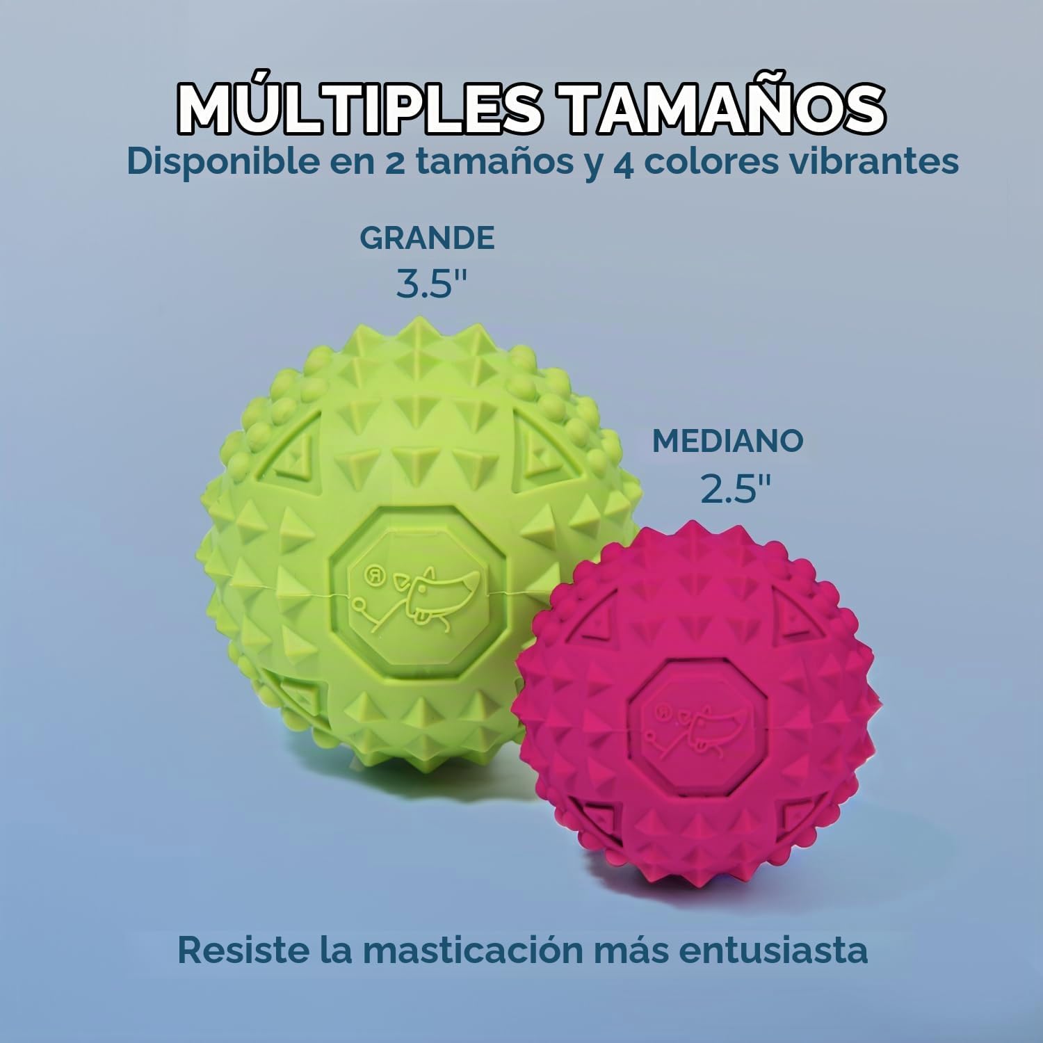 JUGUETE PARA PERRO BEST PET SUPPLIES INTERACTIVE SQUEAKY, MEDIANO 2.5 PULGADAS - 5