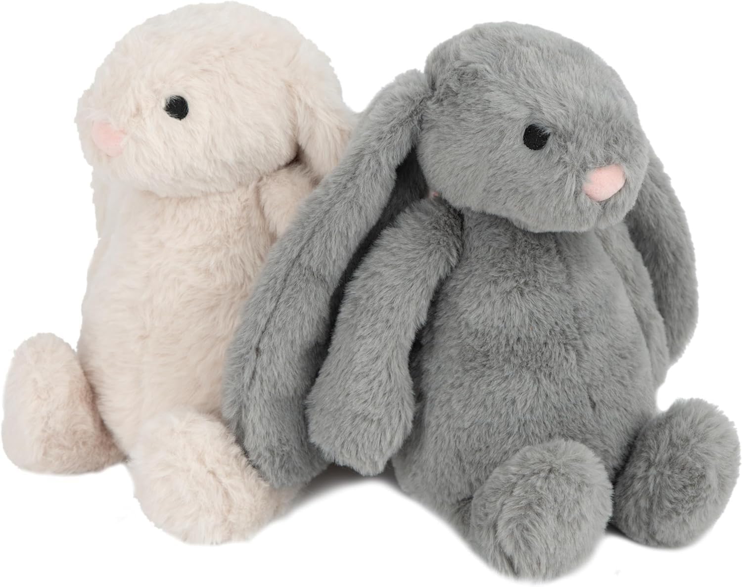 JUGUETE PARA PERRO BEST PET SUPPLIES BUNNY BUDDY CON SONIDO CHIRRIANTE BEIGE Y GRIS - 1