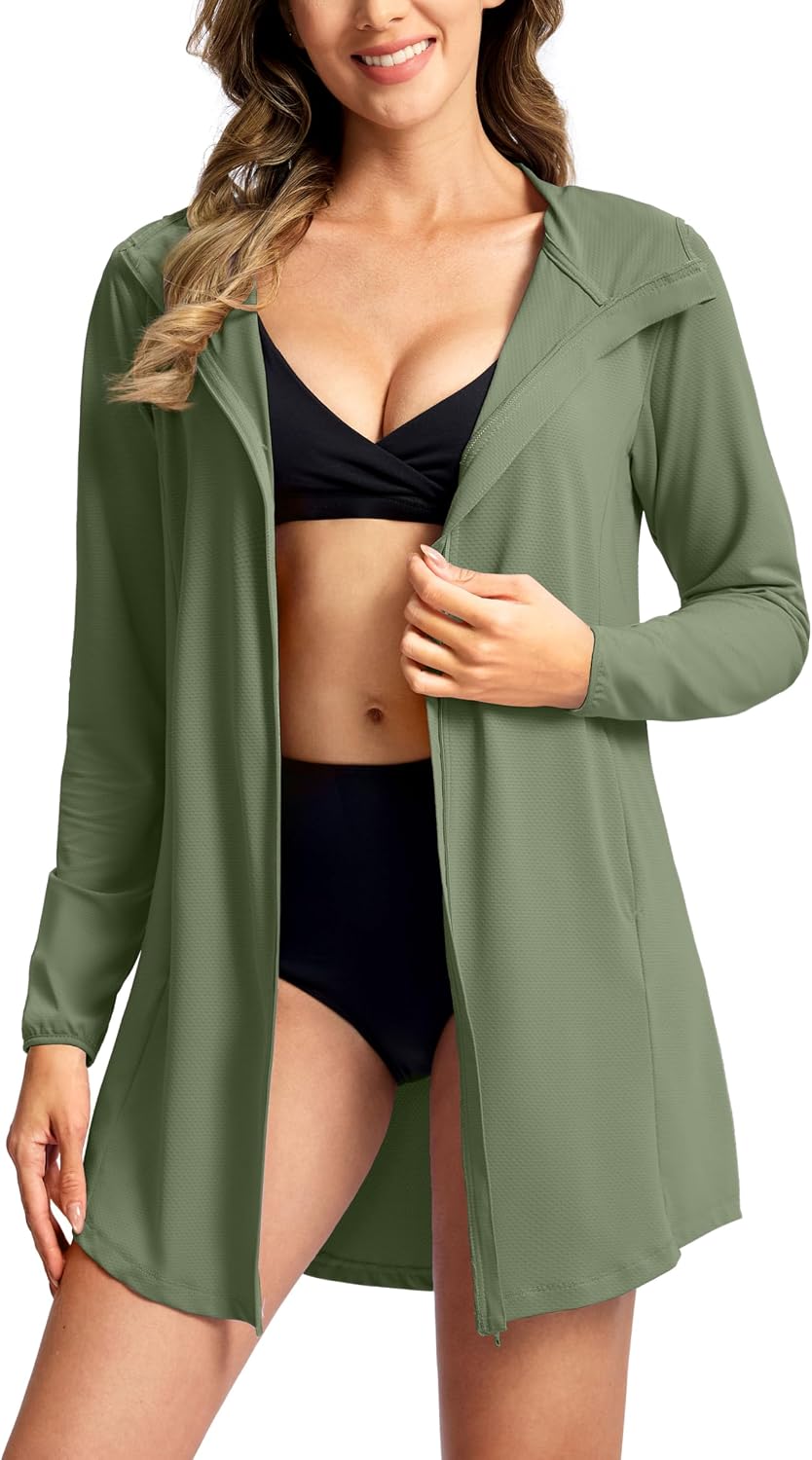 PAREO SANTINY UPF50+ CON CAPUCHA PARA MUJER - 1