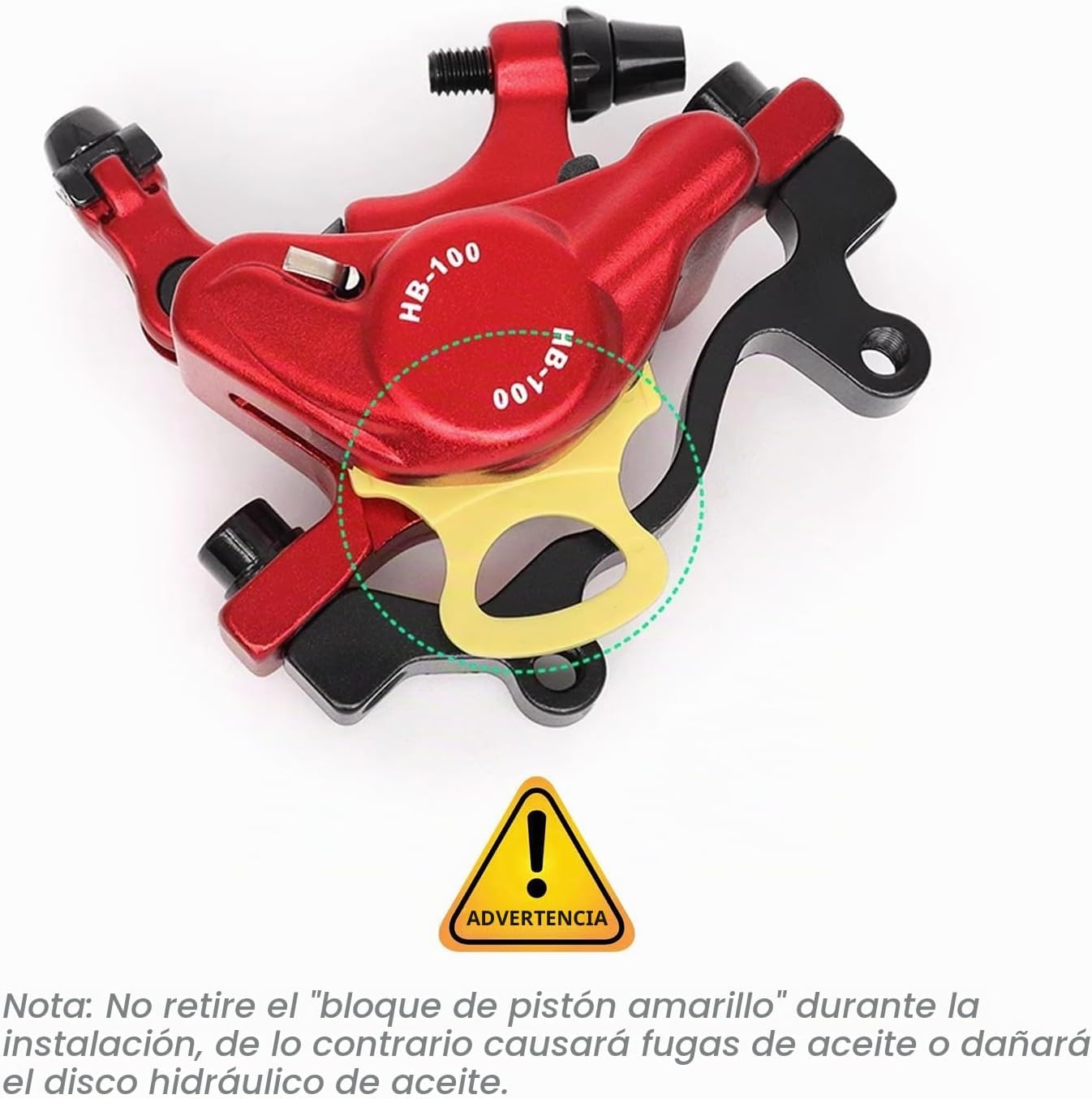 FRENO DE DISCO HIDRÁULICO CATAZER HB-100 ACCIONADO POR CABLE PARA BICICLETA - 5
