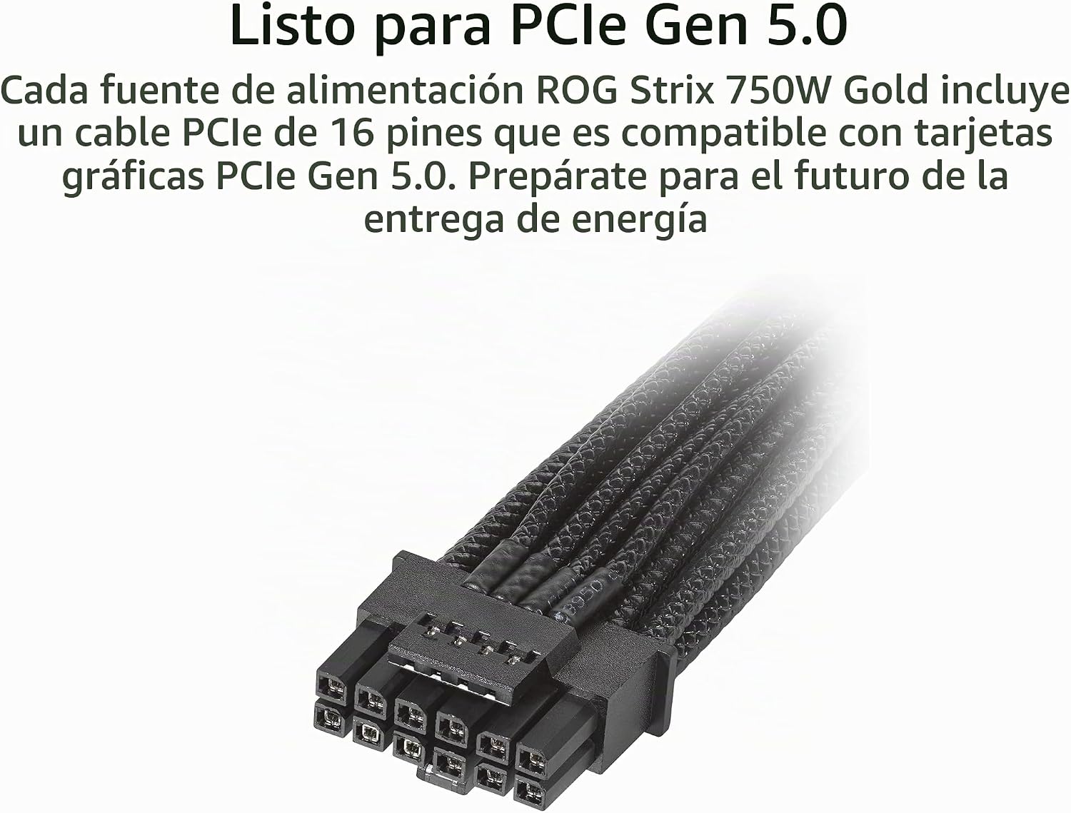 FUENTE DE PODER ASUS ROG STRIX 750W 80 PLUS GOLD FULLY MODULAR - 2