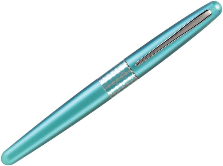 PLUMA FOUNTAIN PILOT MR RETRO POP COLLECTION BARRIL TURQUESA PUNTA FINA - 3