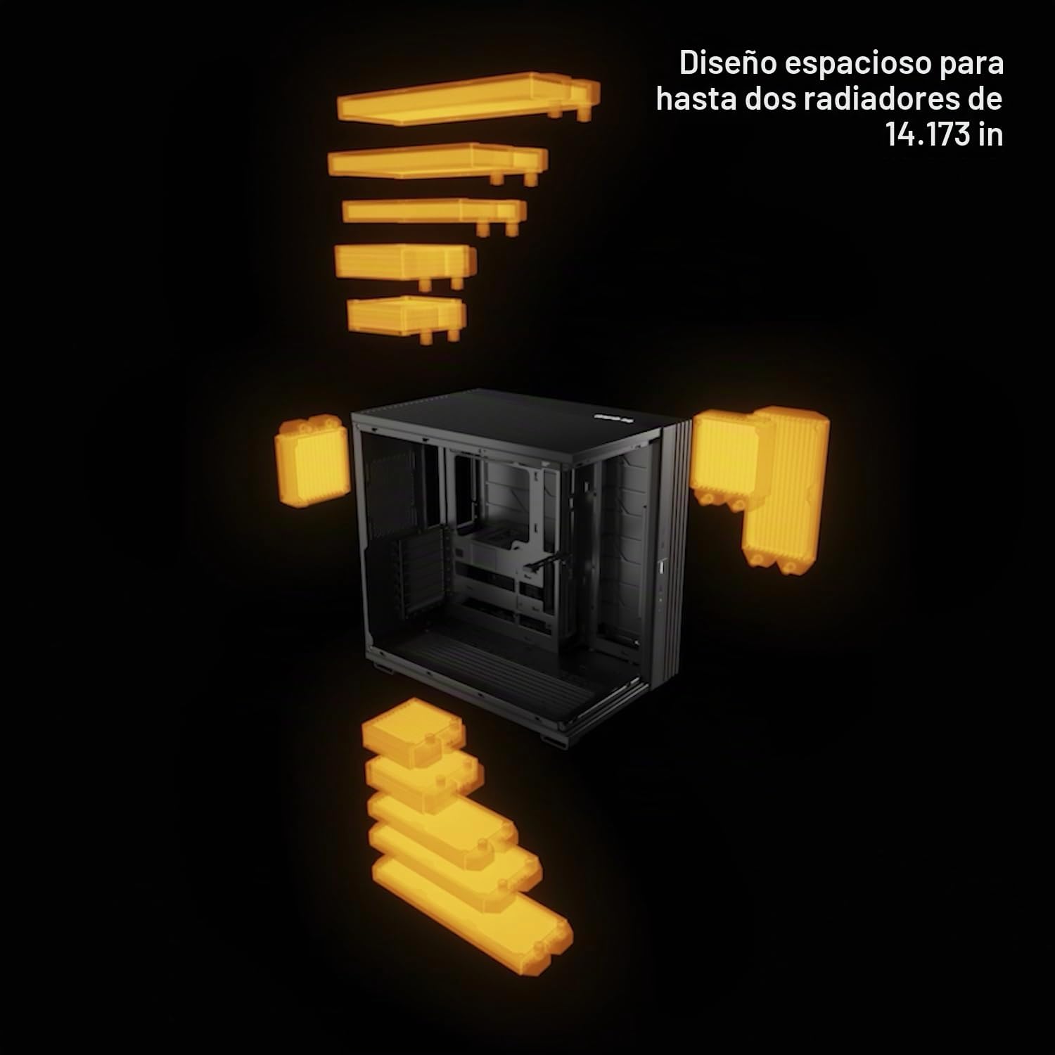 GABINETE BE QUIET! LIGHT BASE 600 LX BLANCO CON PANEL FRONTAL Y LATERAL TRANSPARENTE - 5