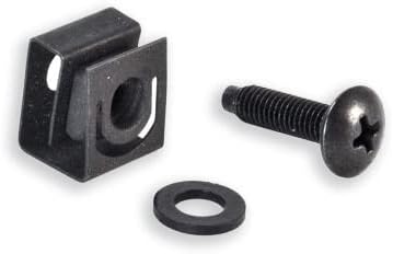 PERNOS PARA RACK 10-32 CON TUERCAS JAULA DESLIZABLES NEGRO, PAQUETE DE 50 - 3