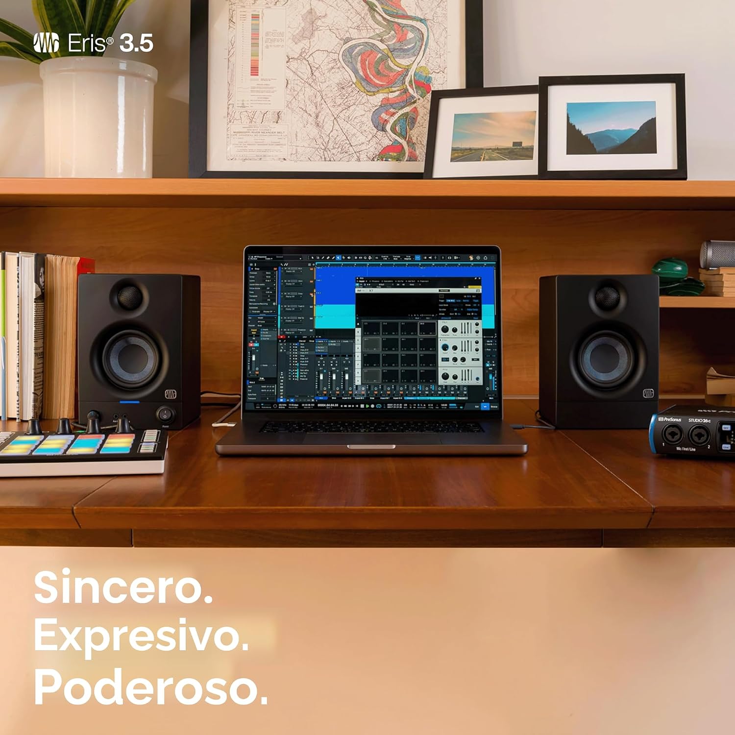 MONITOR DE ESTUDIO PRESONUS ERIS 3.5 POWERED, PAR DE PARLANTES ACTIVOS - 2