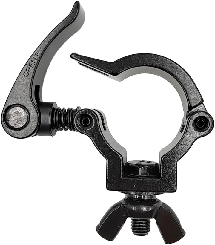 ABRAZADERA DE ILUMINACIÓN DE ESCENARIO 1.5 PULGADAS DEERGO ALUMINIO NEGRO - 3