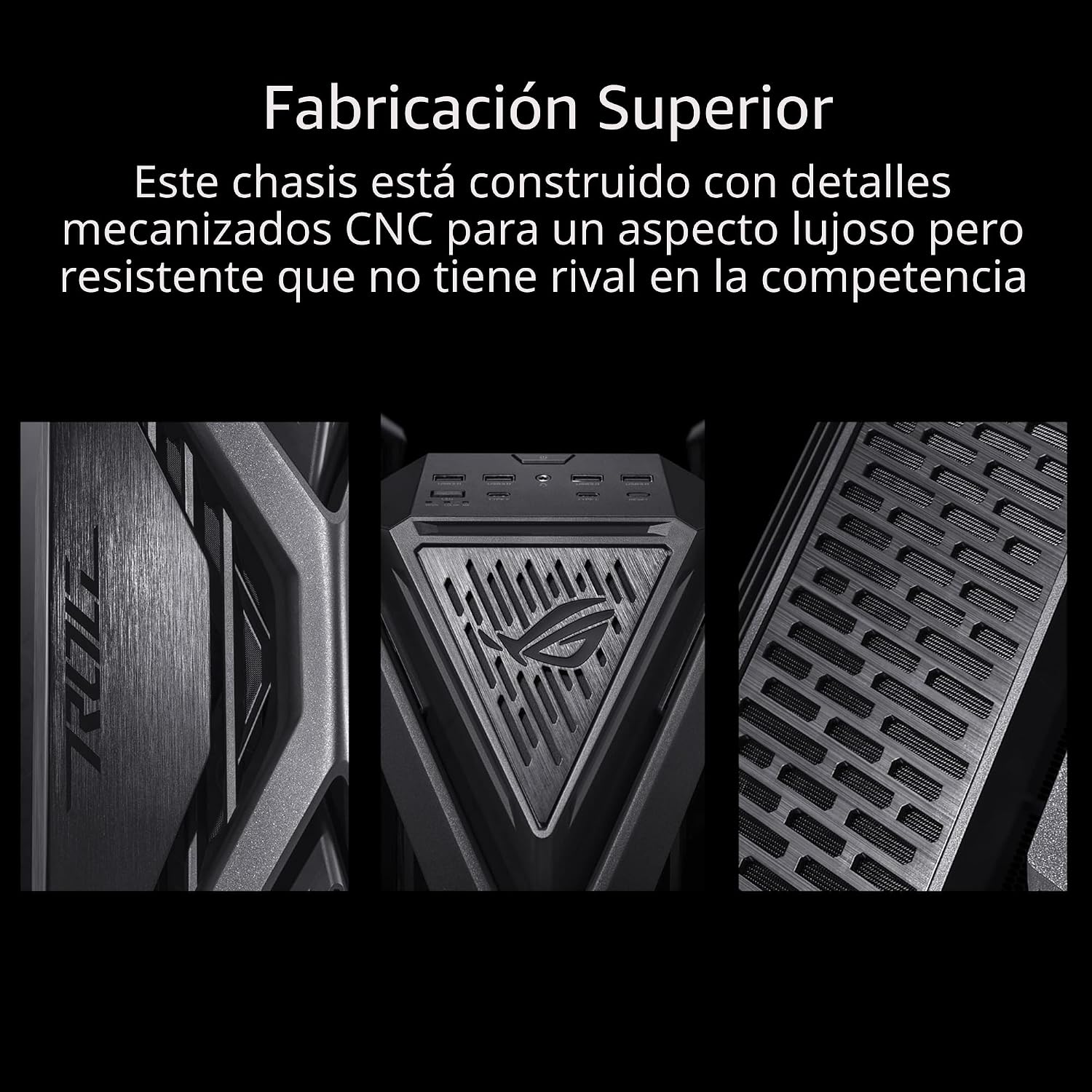 GABINETE ASUS ROG HYPERION GR701 E-ATX FULL-TOWER PARA PC GAMING - 2